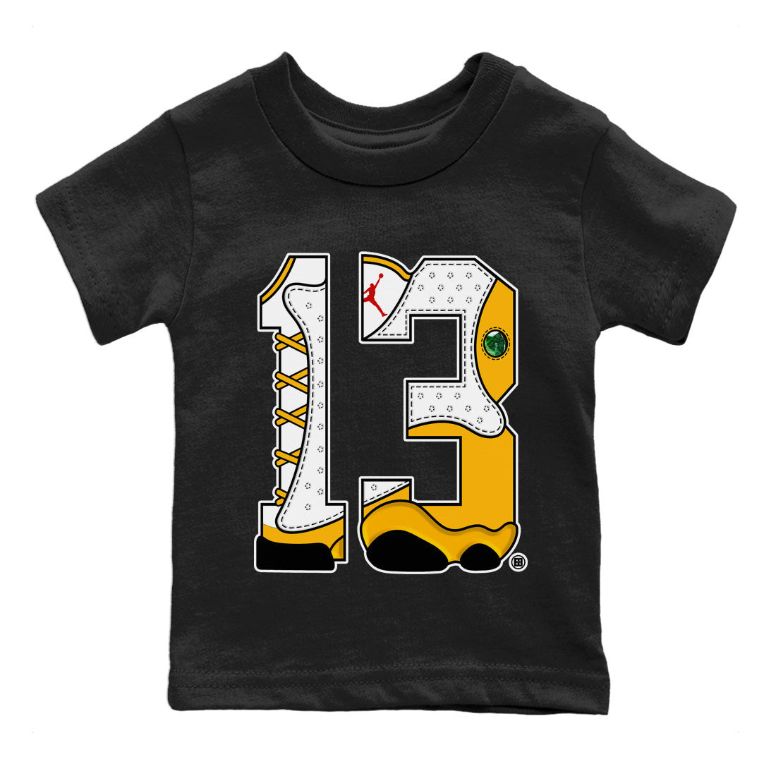 Number 13 Kids Tops - Air Jordan 13 Del Sol