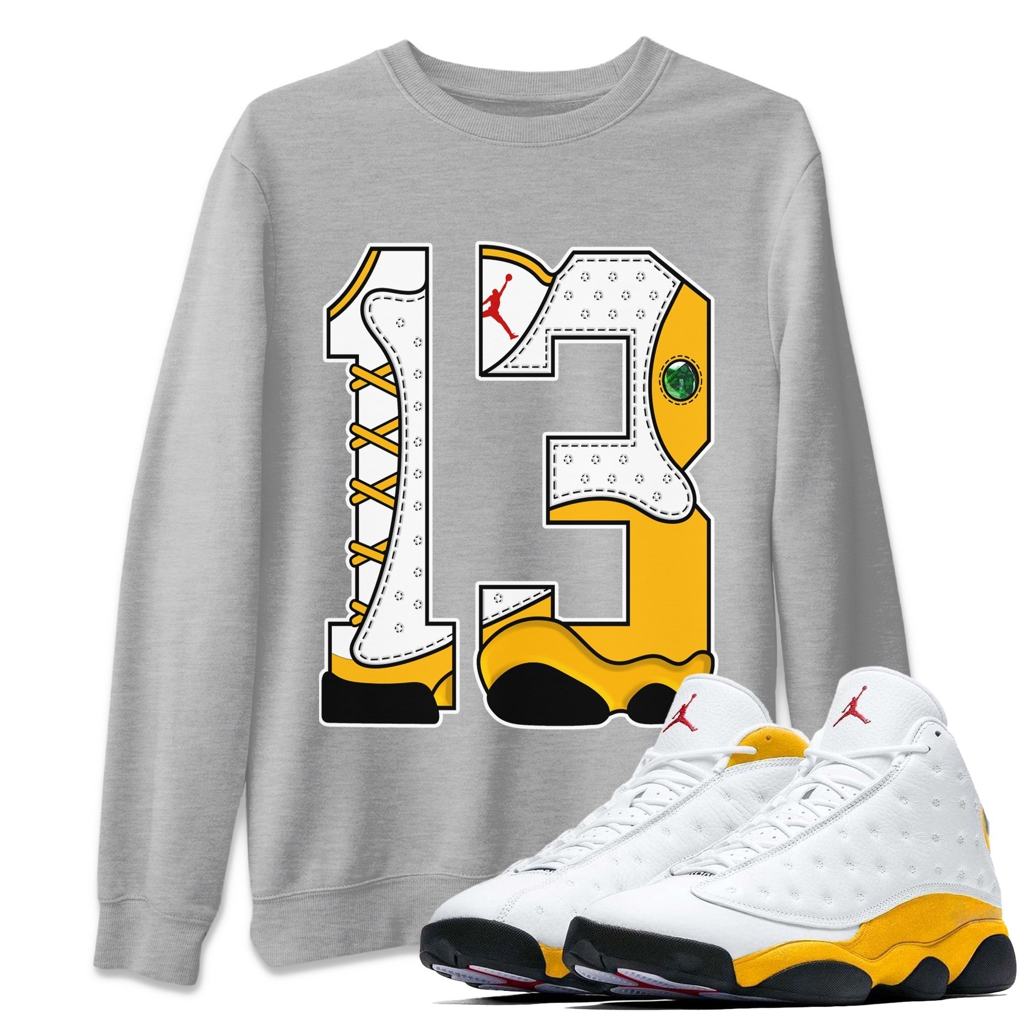 Number 13 Unisex Tops - Air Jordan 13 Del Sol