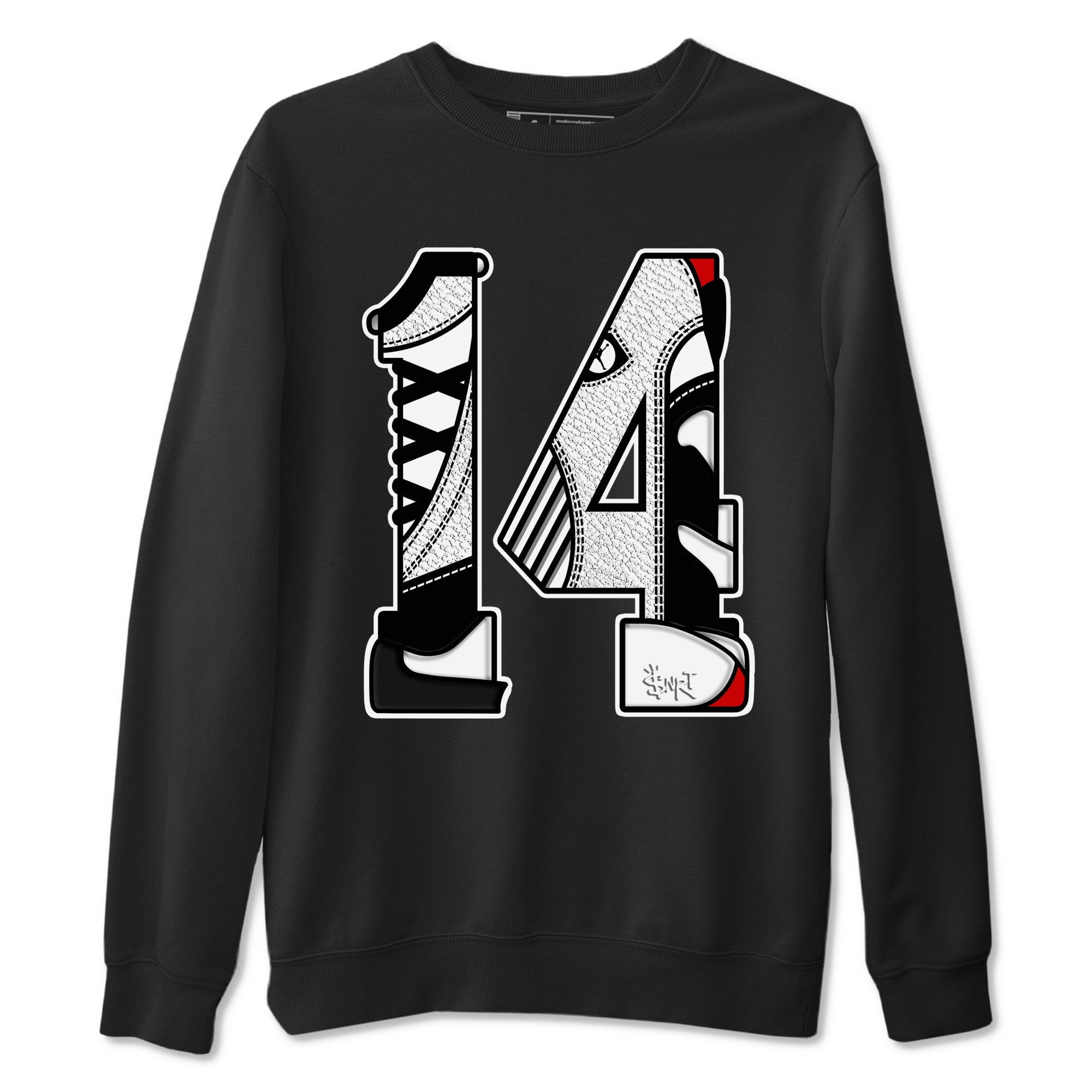 Number 14 snkmatch Tees - Air Jordan 14 Black Toe