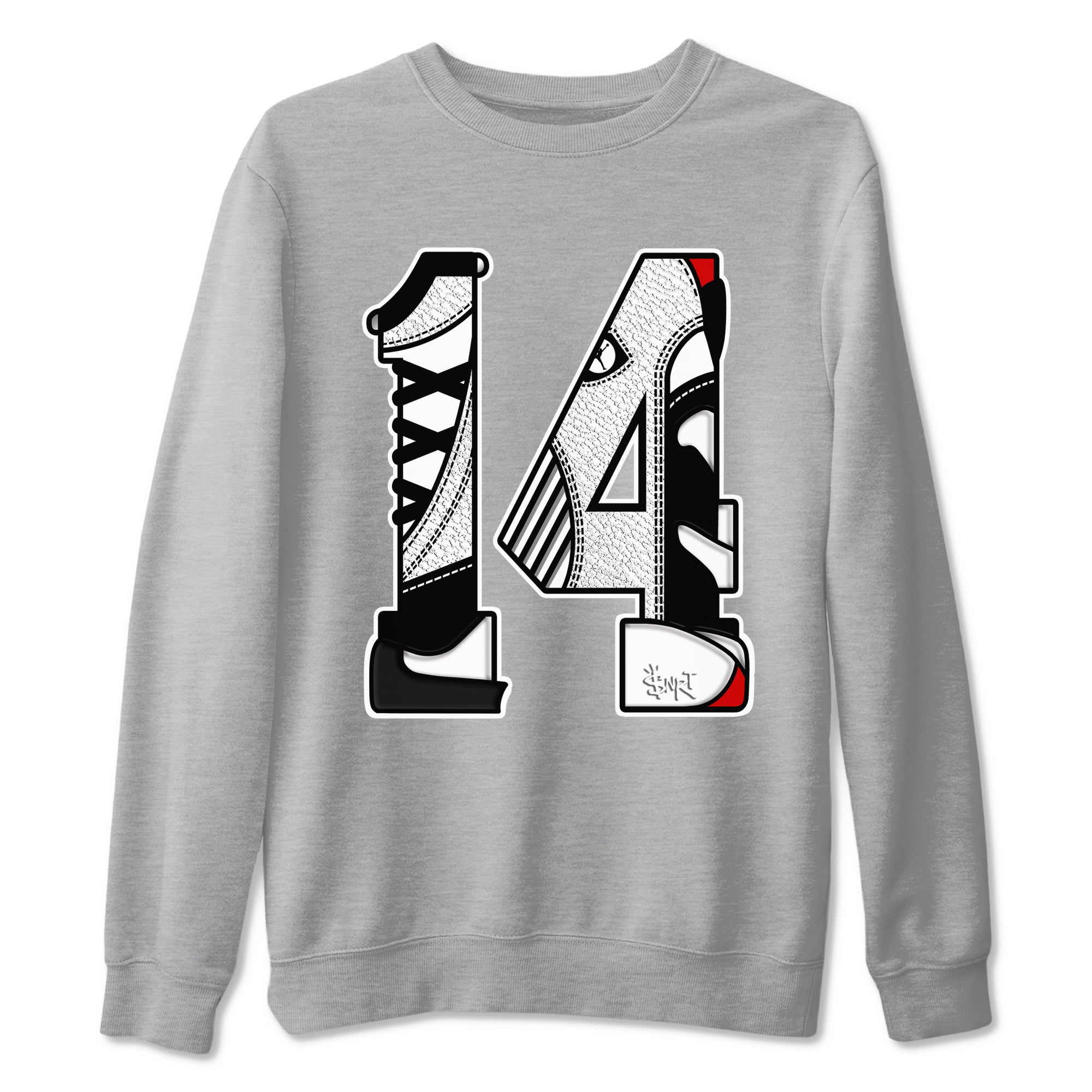 Number 14 snkmatch Tees - Air Jordan 14 Black Toe
