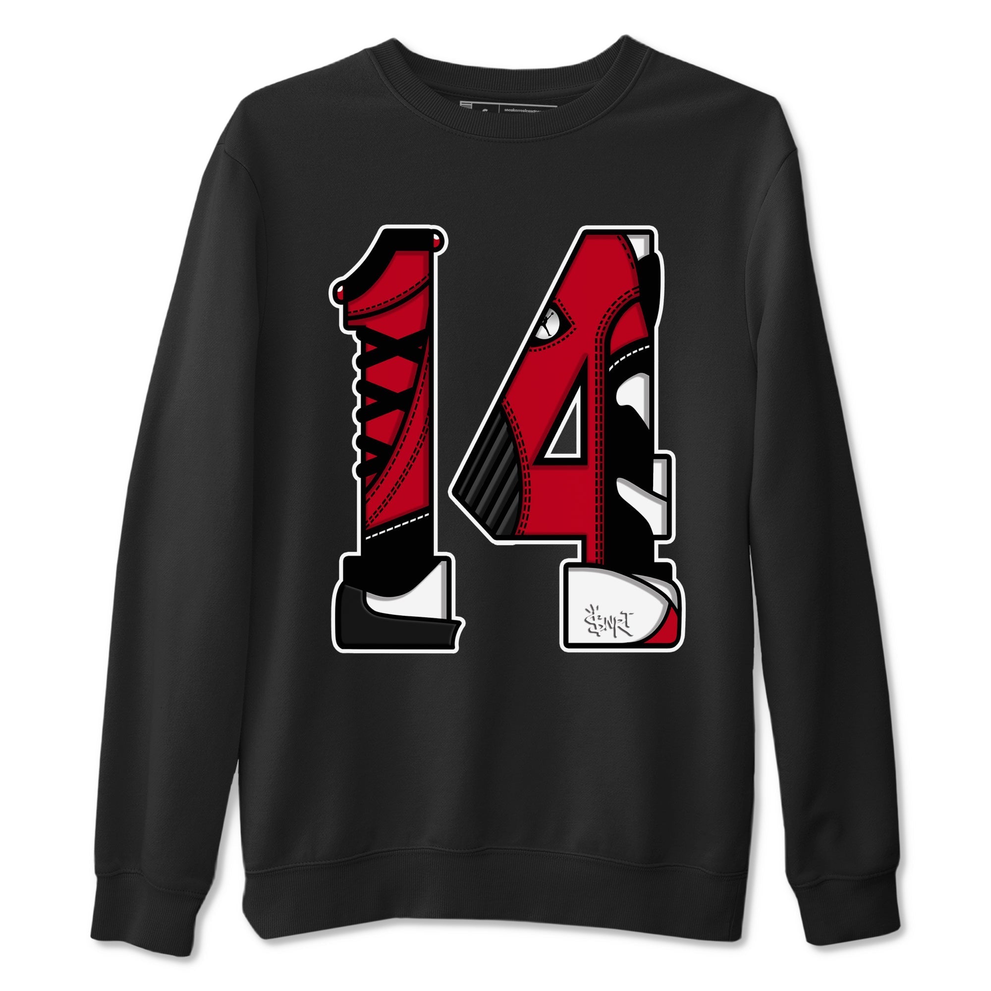 Number 14 snkmatch Tees - Air Jordan 14 Gym Red