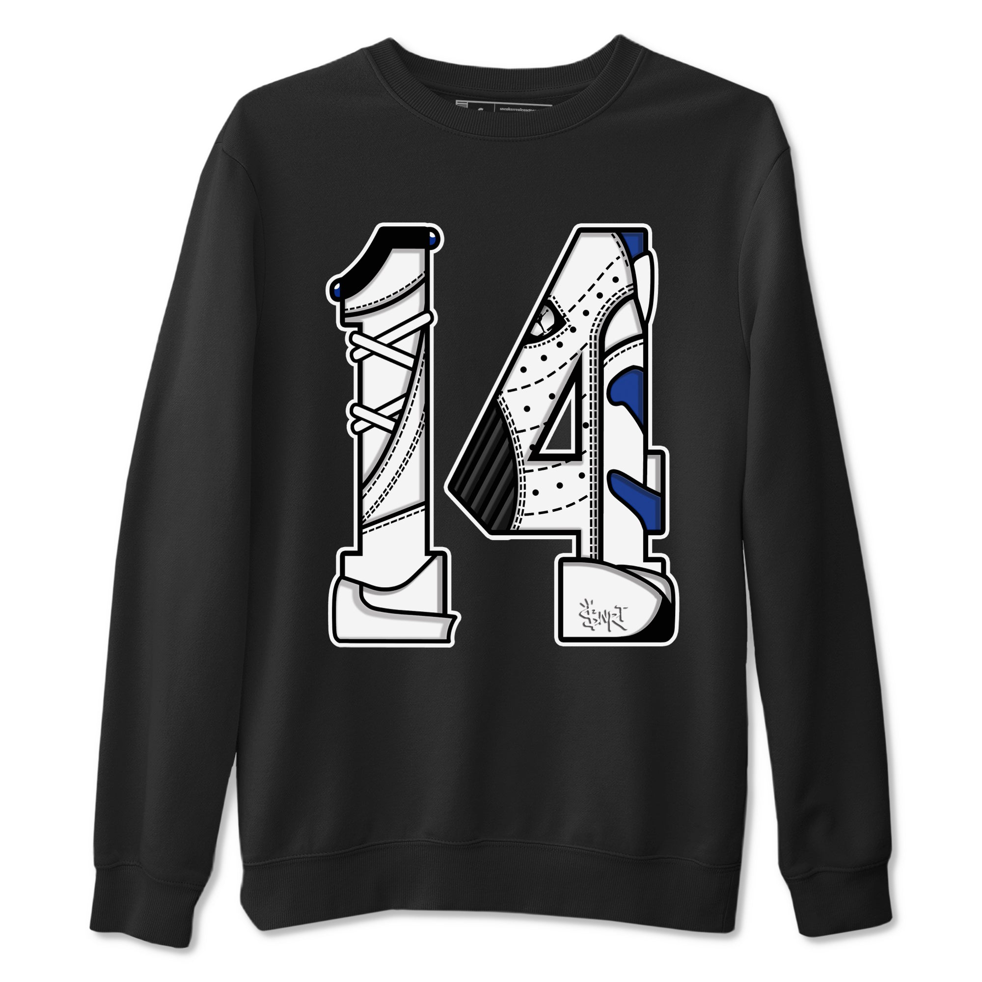 Number 14 snkmatch Tees - Air Jordan 14 Hyper Royal
