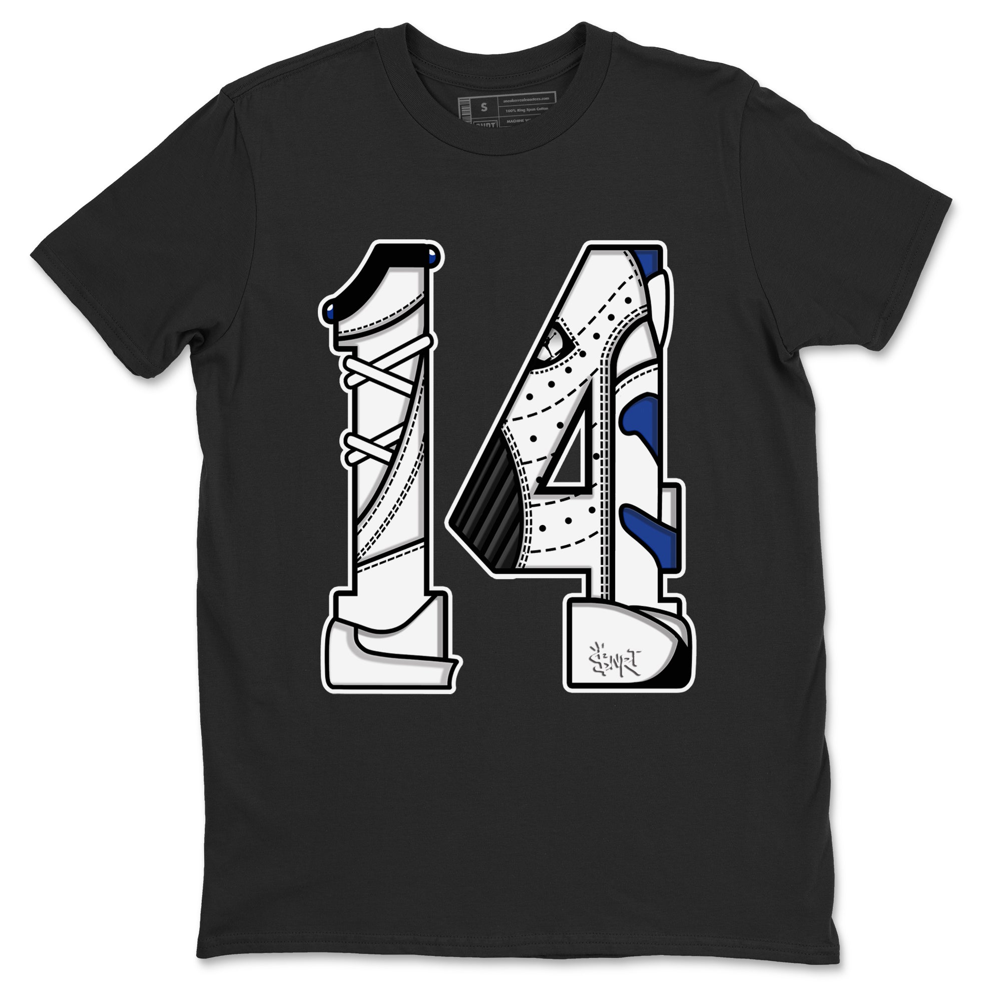 Number 14 snkmatch Tees - Air Jordan 14 Hyper Royal