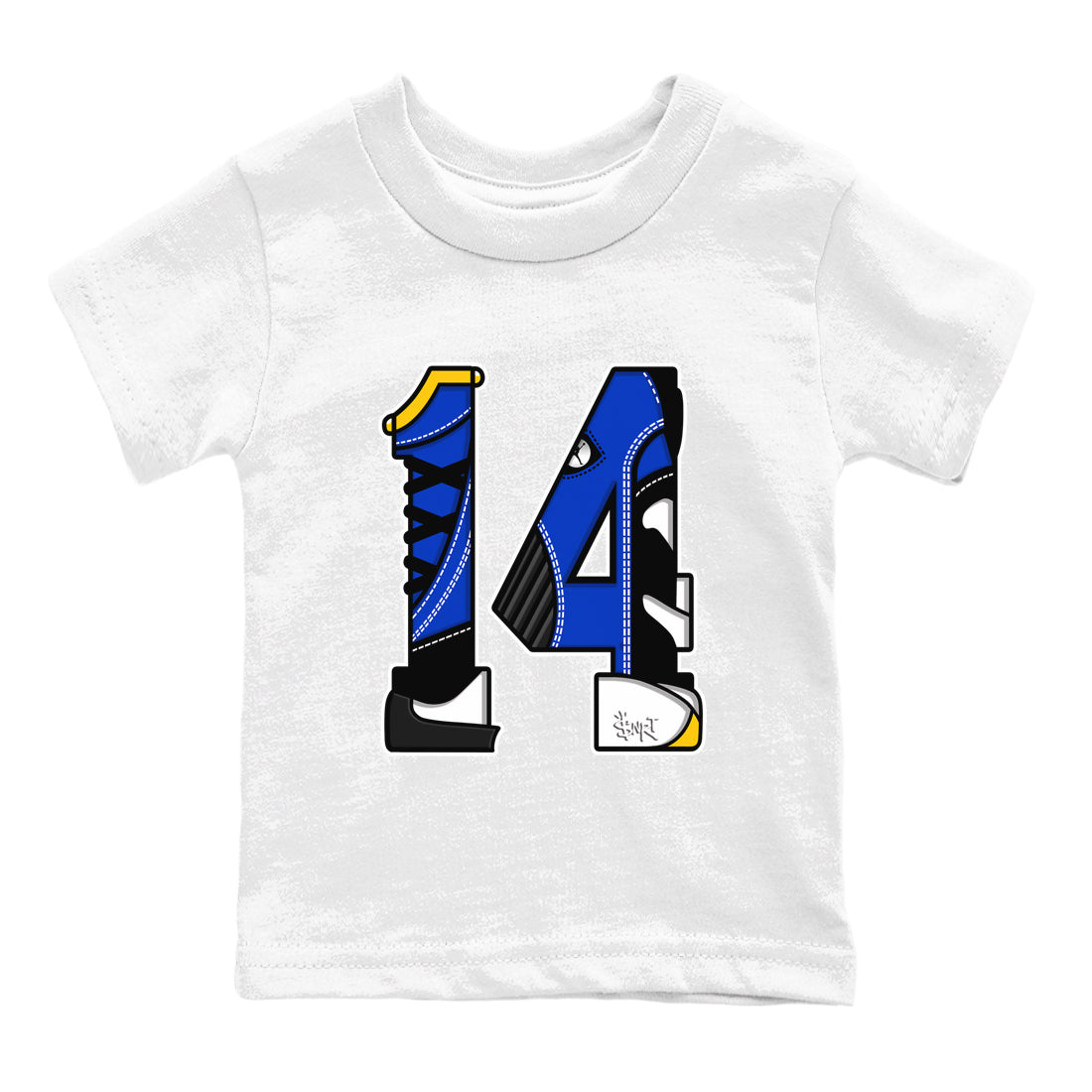 Number 14 snkmatch Tees Kids - Air Jordan 14 Laney