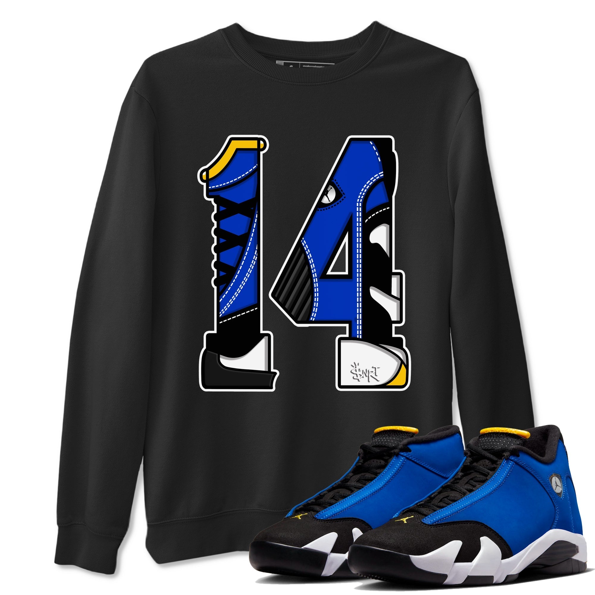 Number 14 snkmatch Tees - Air Jordan 14 Laney