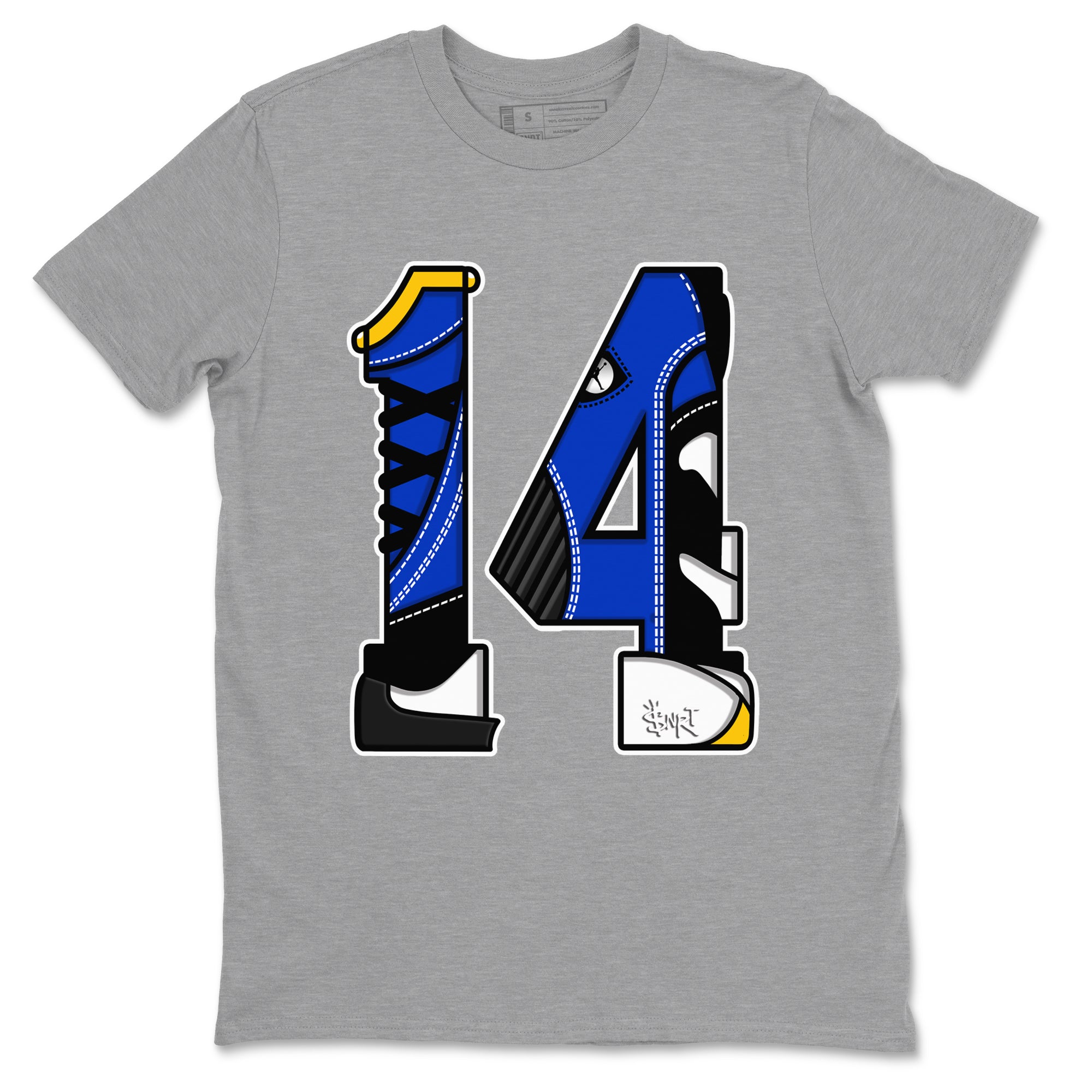 Number 14 snkmatch Tees - Air Jordan 14 Laney