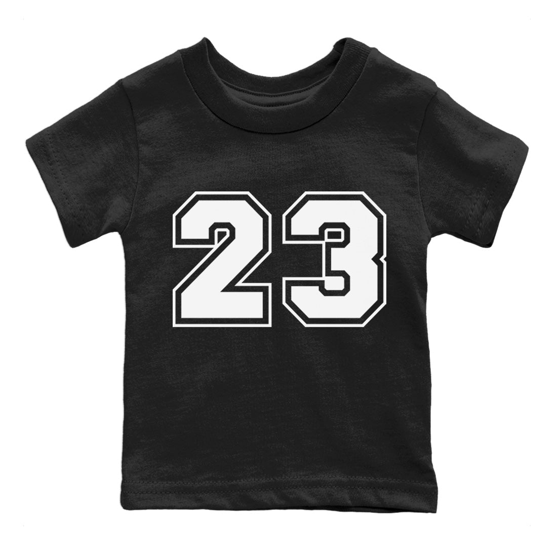 Number 23 Kids Tops - Air Jordan 1 Black White