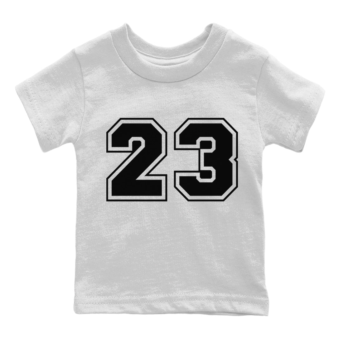 Number 23 Kids Tops - Air Jordan 1 Black White