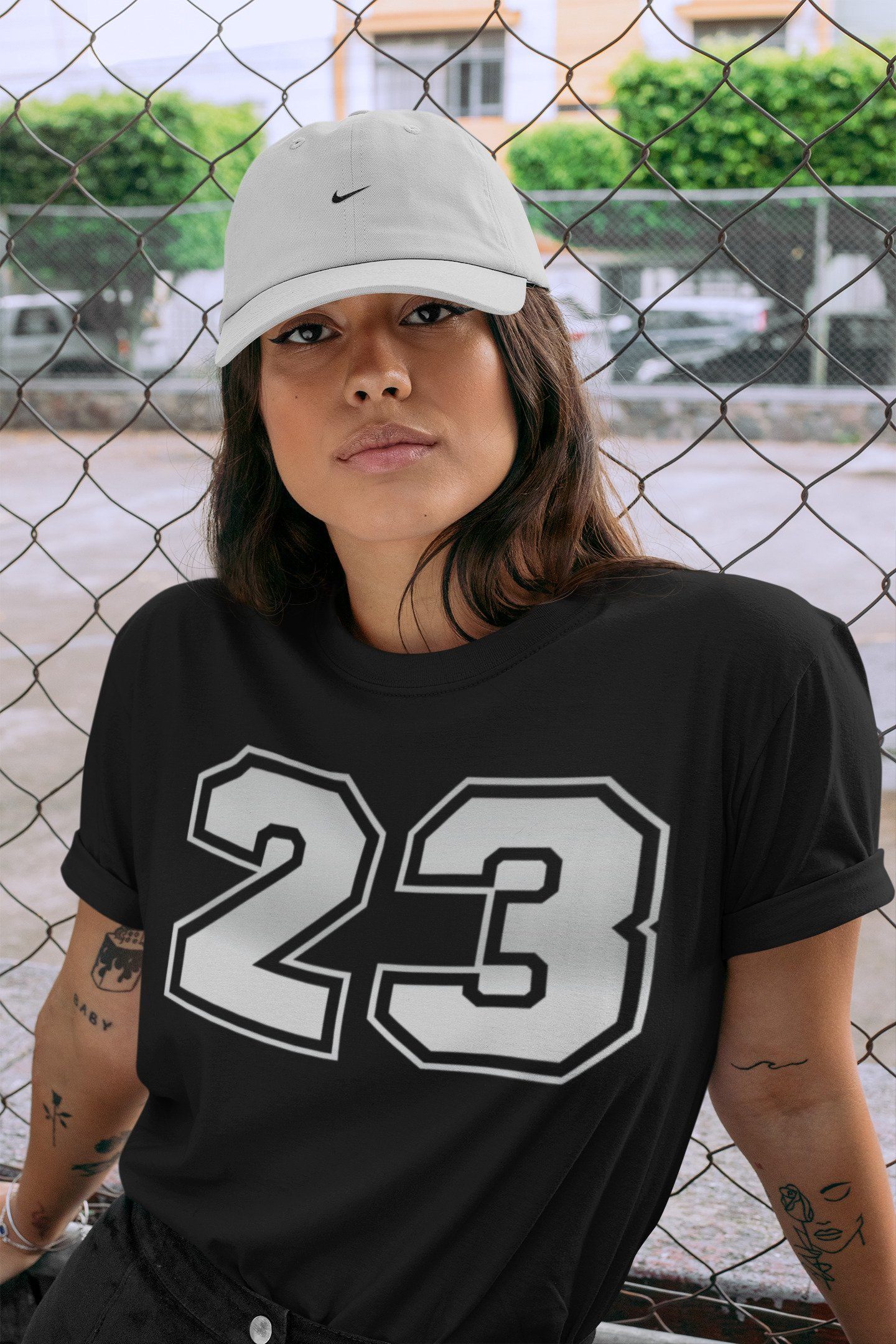 Number 23 Unisex Tops - Air Jordan 1 Silver Toe
