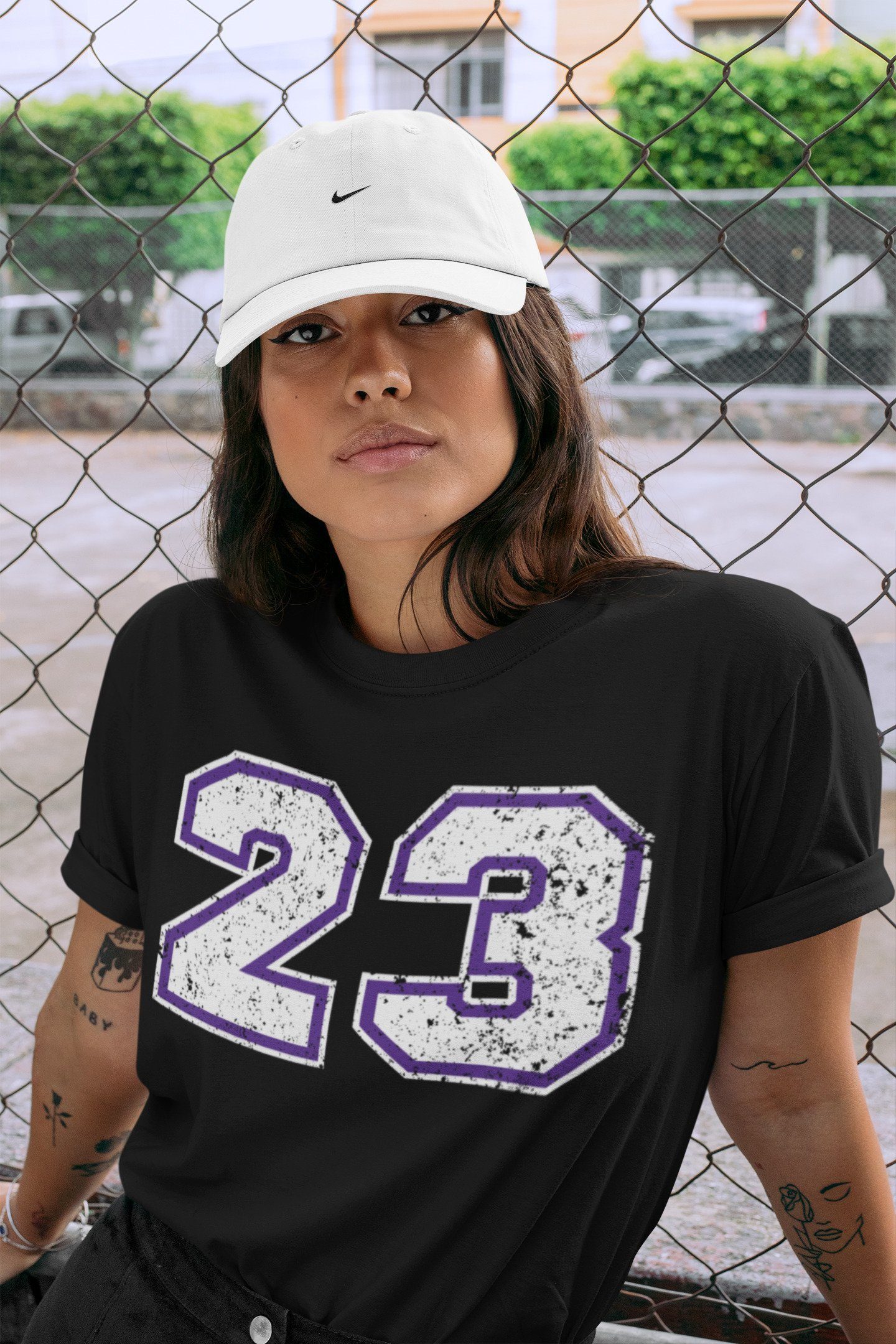 Number 23 Unisex Tops - Air Jordan 1 WMNS Court Purple