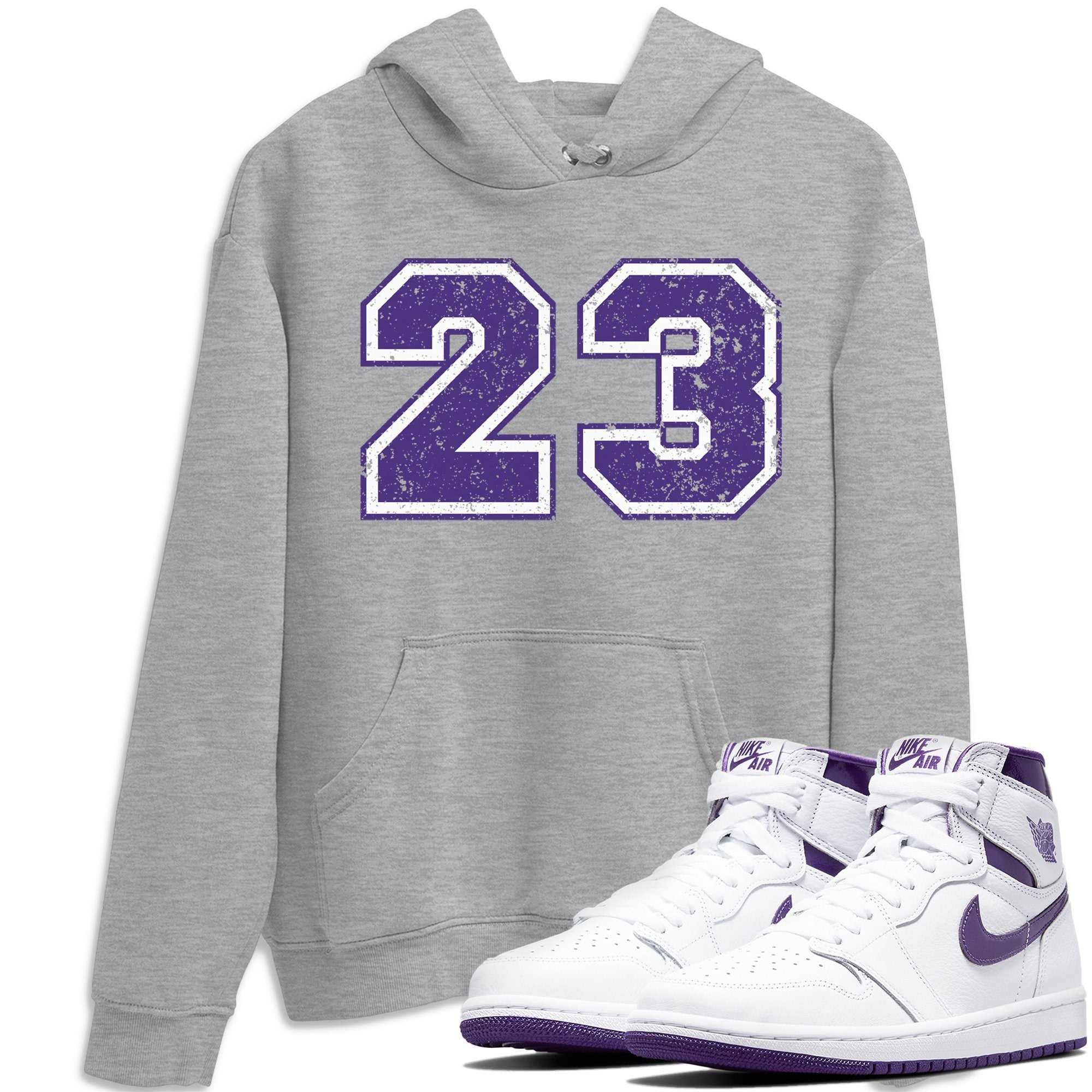 Number 23 Unisex Tops - Air Jordan 1 WMNS Court Purple