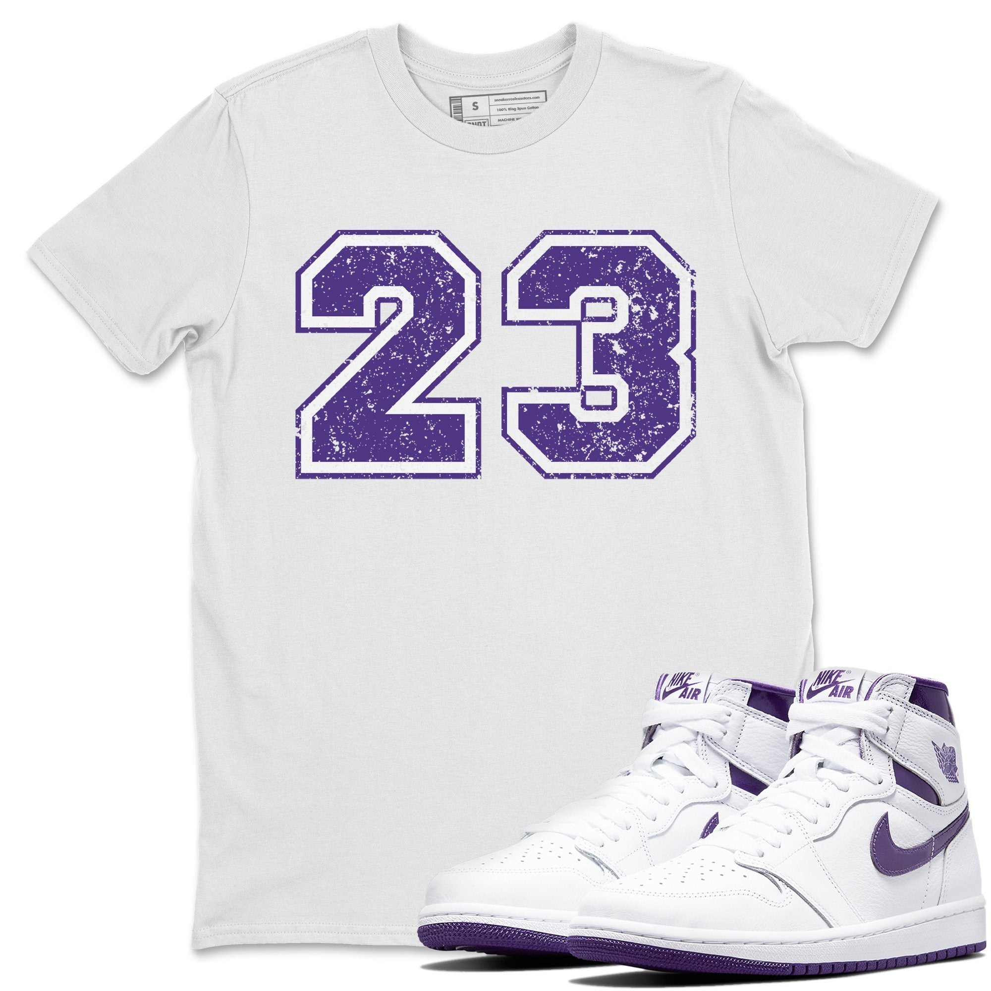 Number 23 Unisex Tops - Air Jordan 1 WMNS Court Purple