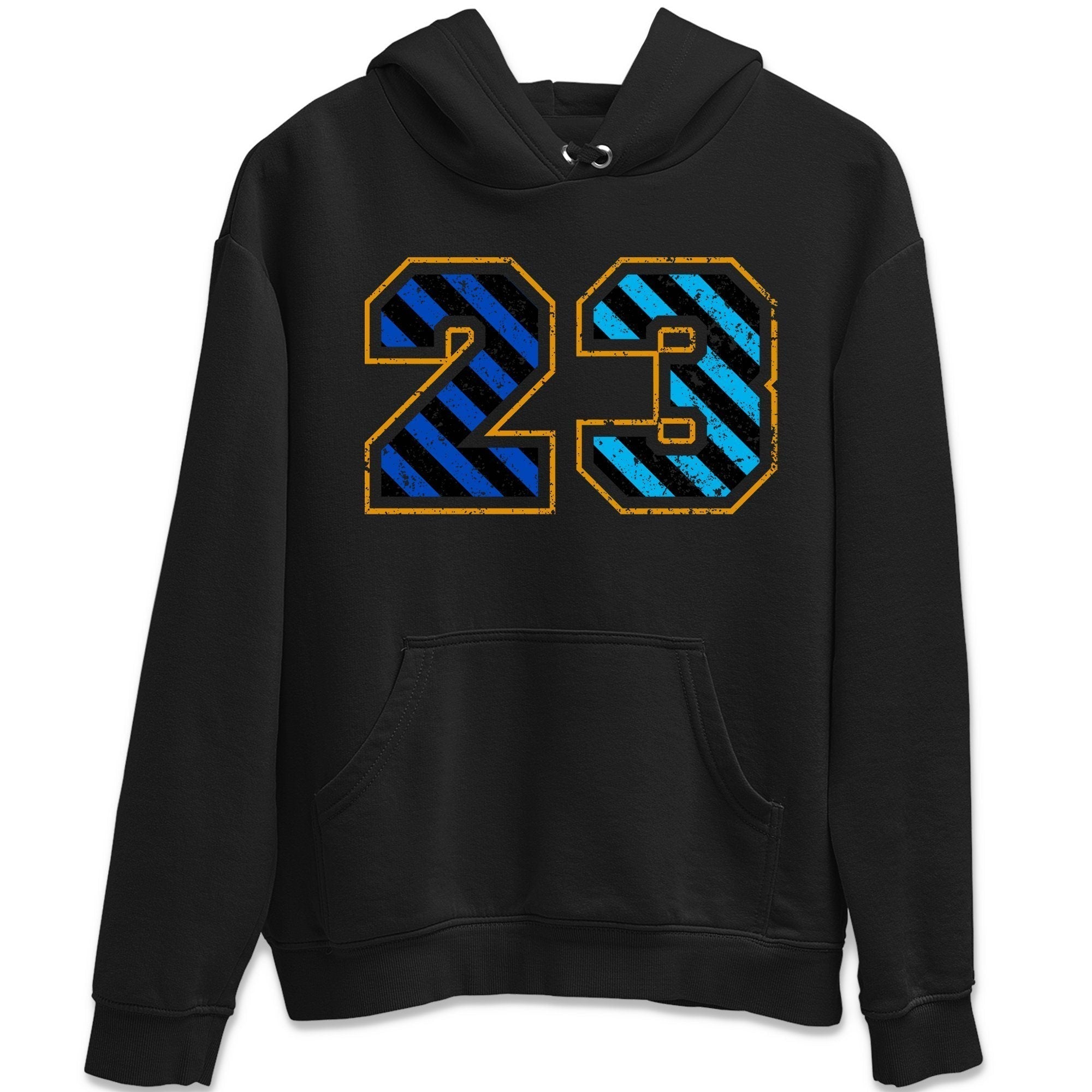 Number 23 Unisex Tops - Air Jordan 2 OFF-WHITE Black Blue