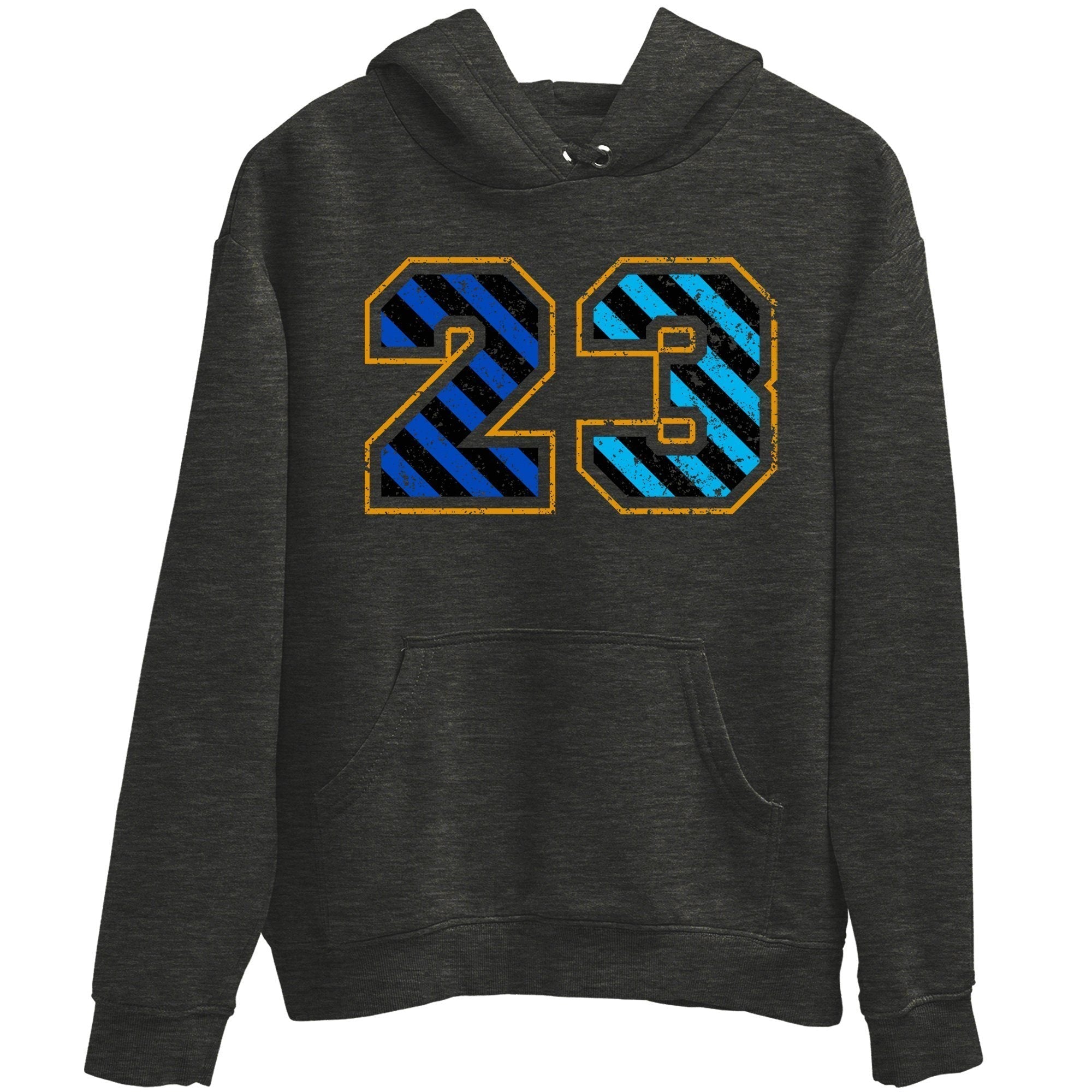 Number 23 Unisex Tops - Air Jordan 2 OFF-WHITE Black Blue