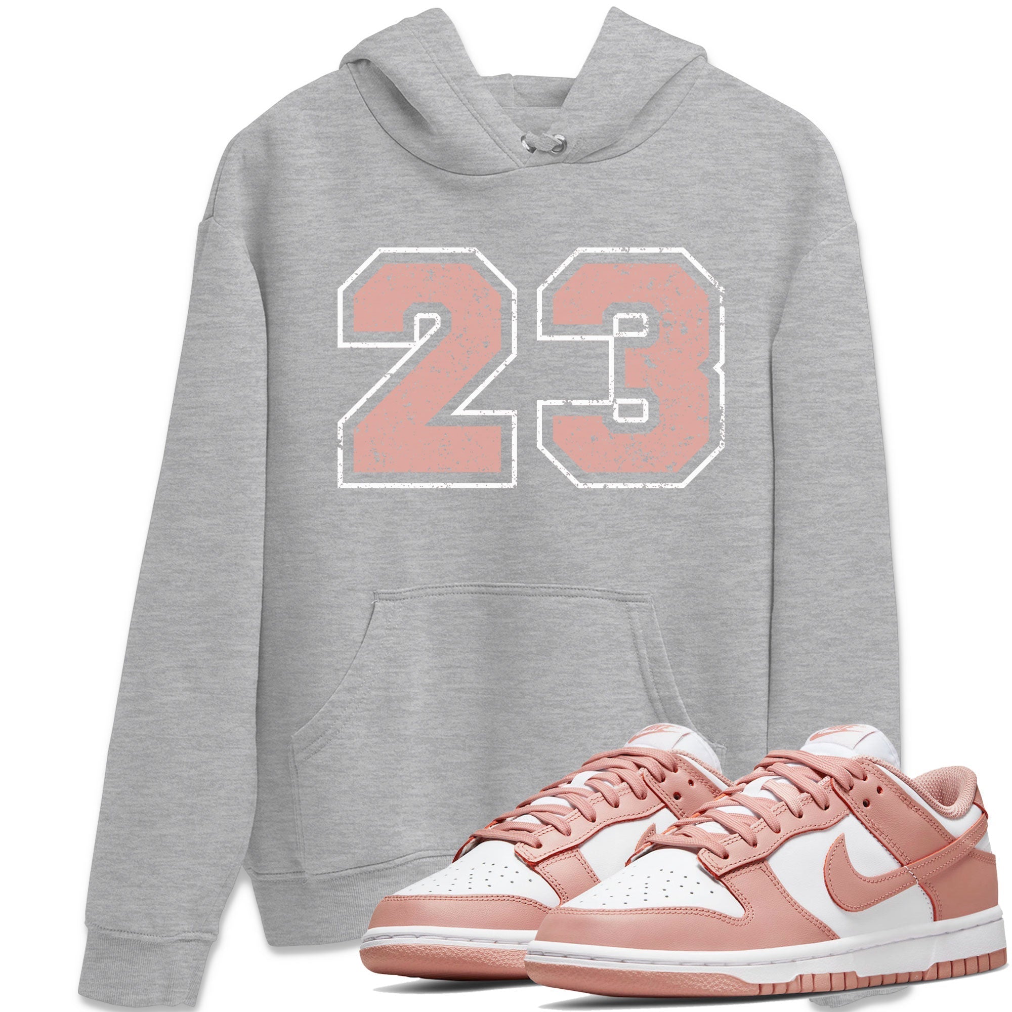 Number 23 snkmatch Tee - Dunk Rose Whisper