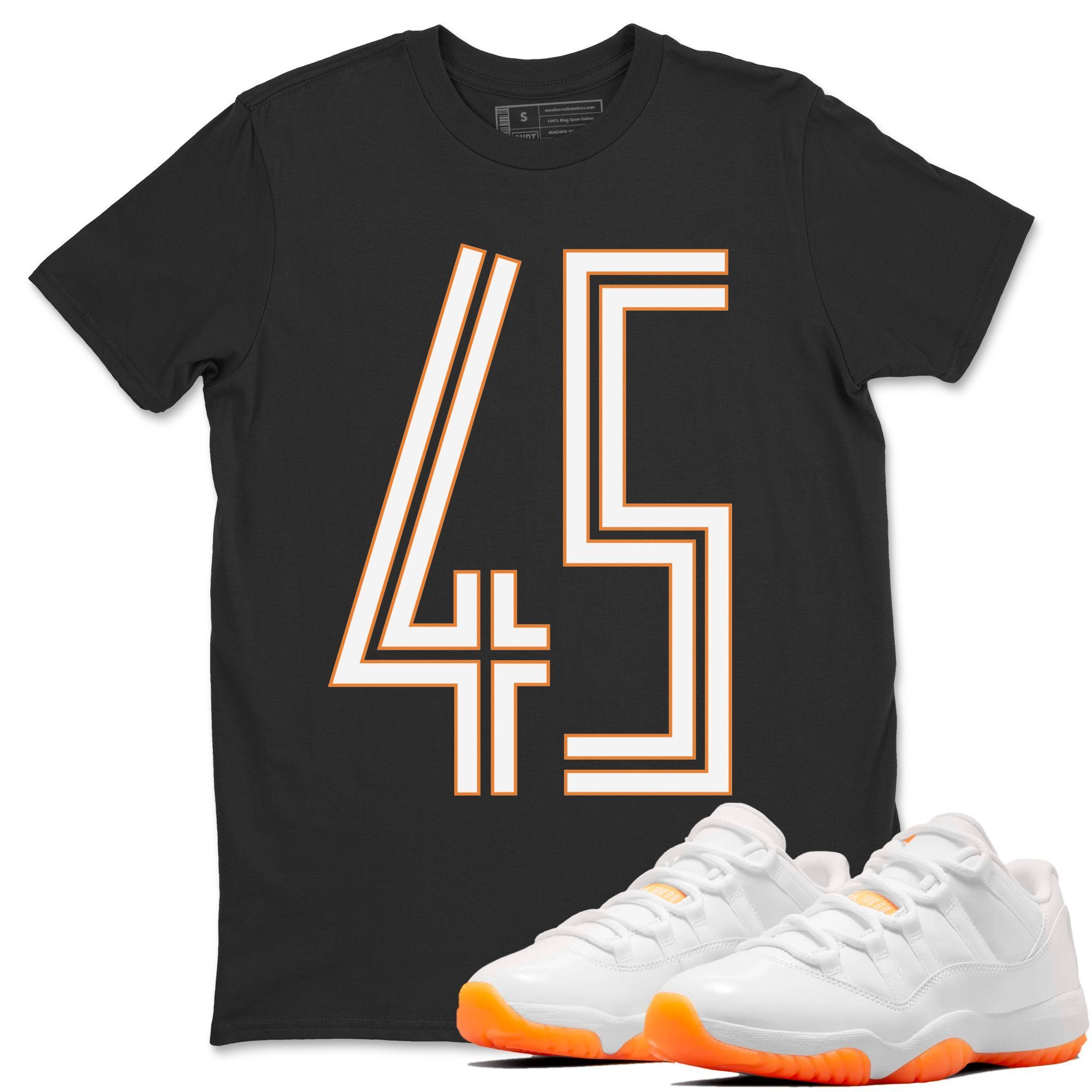 Number 45 Unisex Tops - Air Jordan 11 Citrus