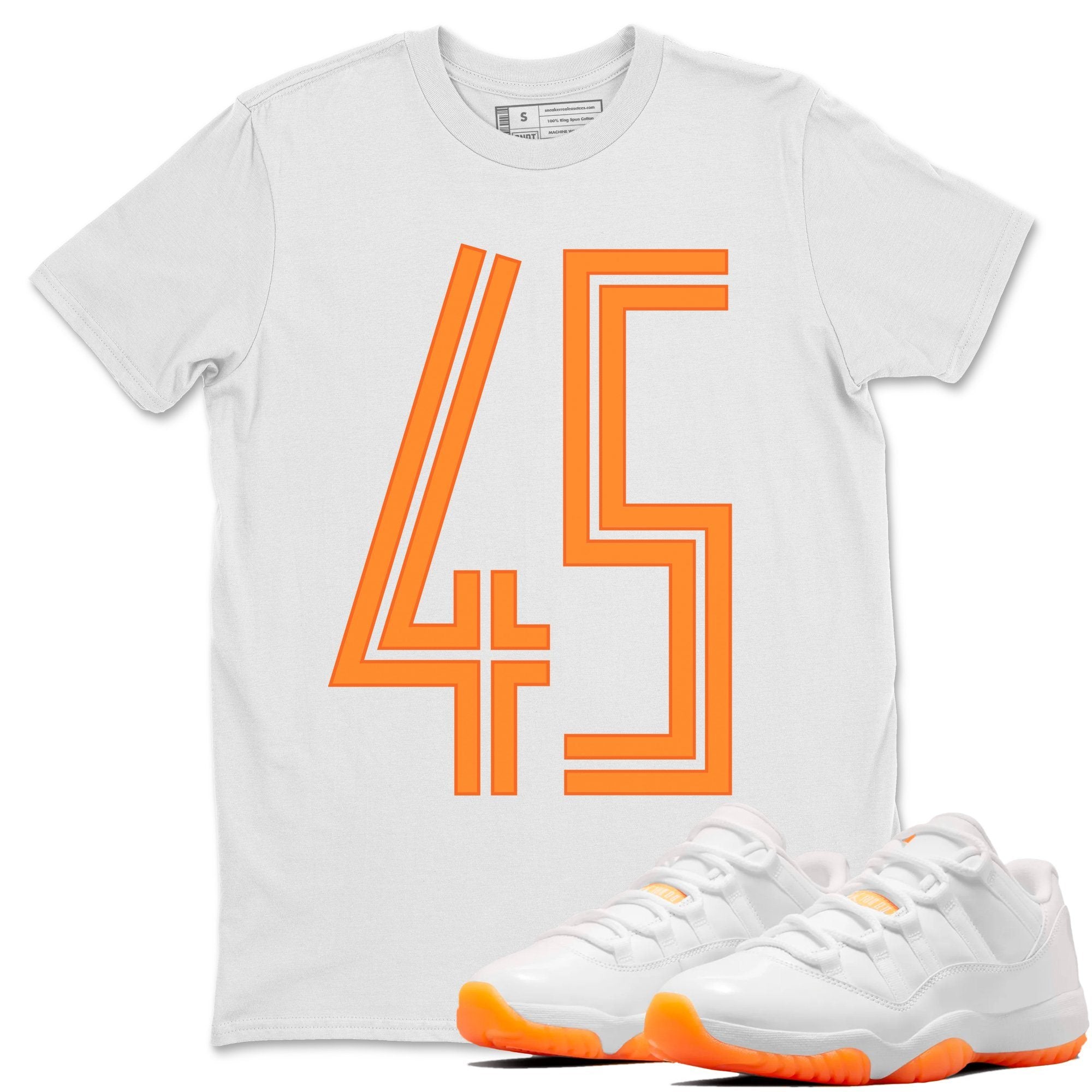 Number 45 Unisex Tops - Air Jordan 11 Citrus