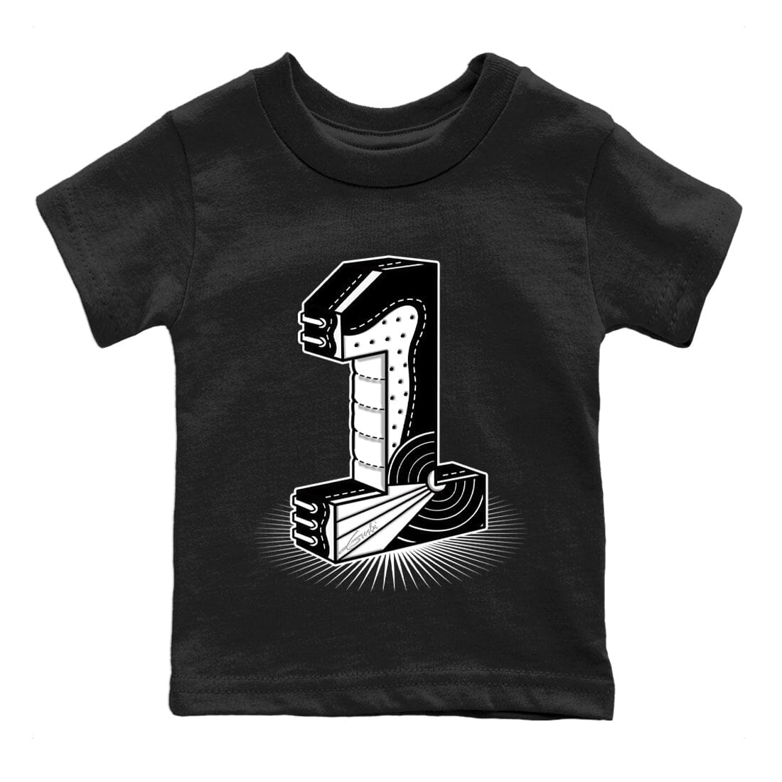 Number Statue Kids Tops - Air Jordan 1 Homage