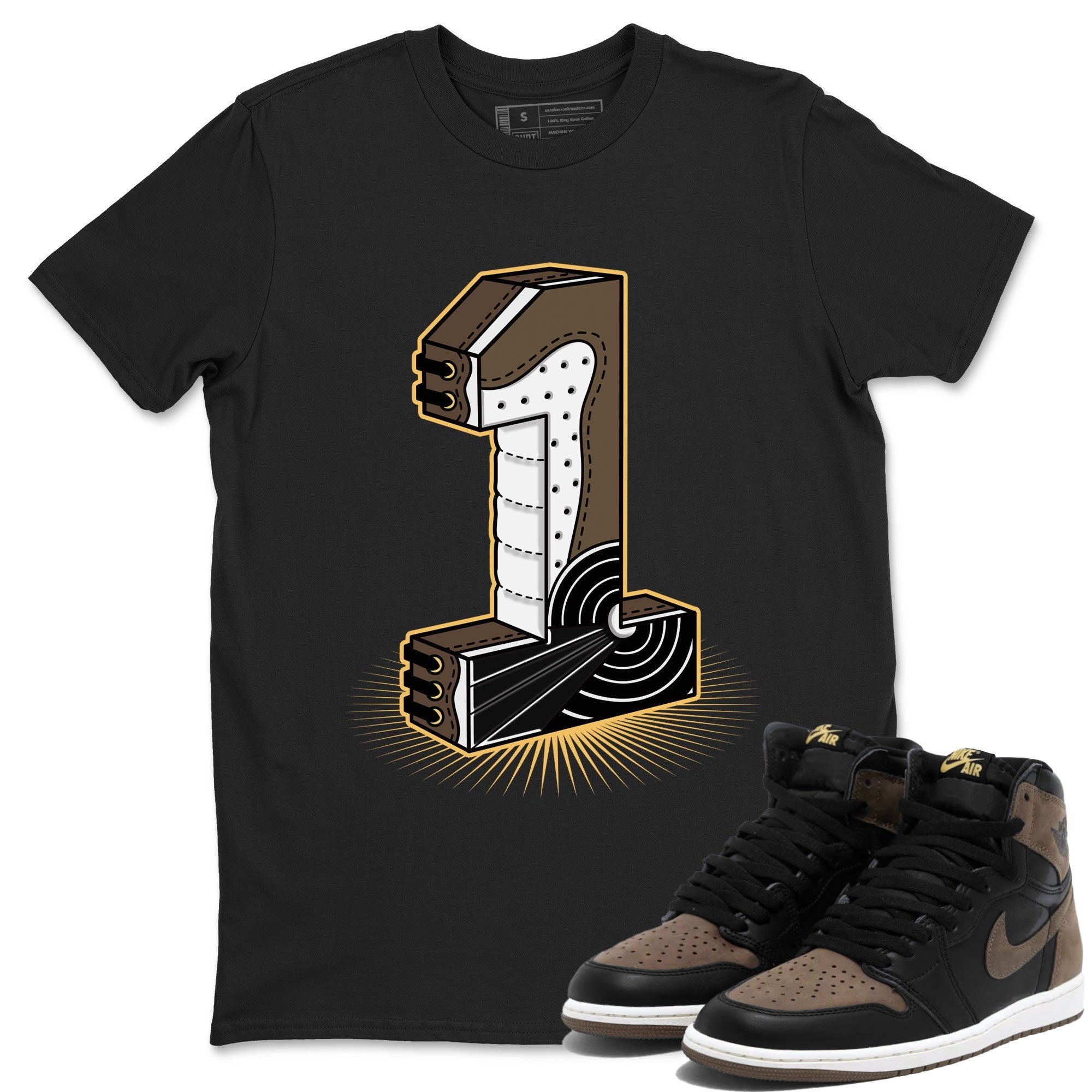Number Statue snkmatch Tee - Air Jordan 1 Palomino