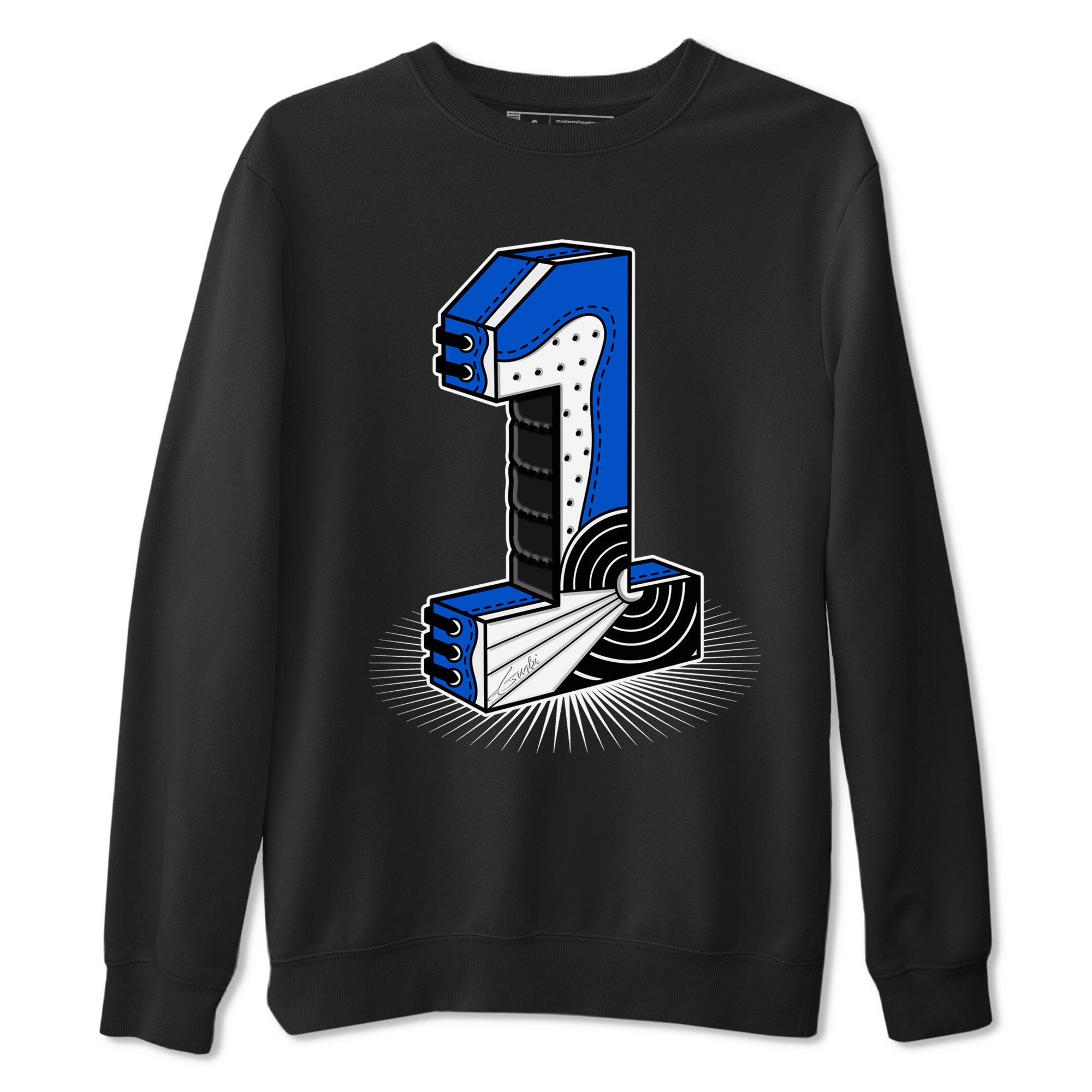 Number Statue snkmatch Tee - Air Jordan 1 Royal Reimagined