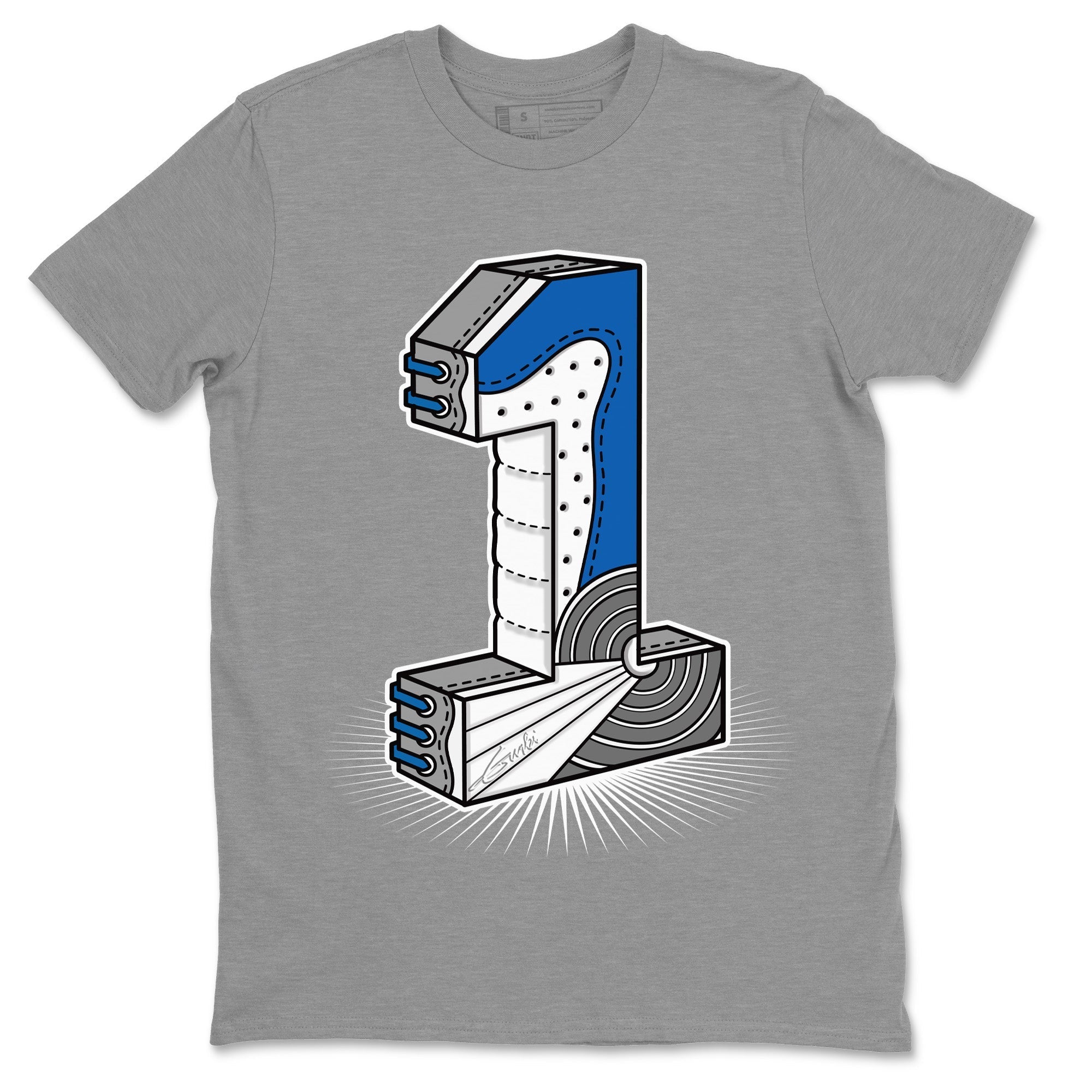 Number Statue Unisex Tops - Air Jordan 1 True Blue