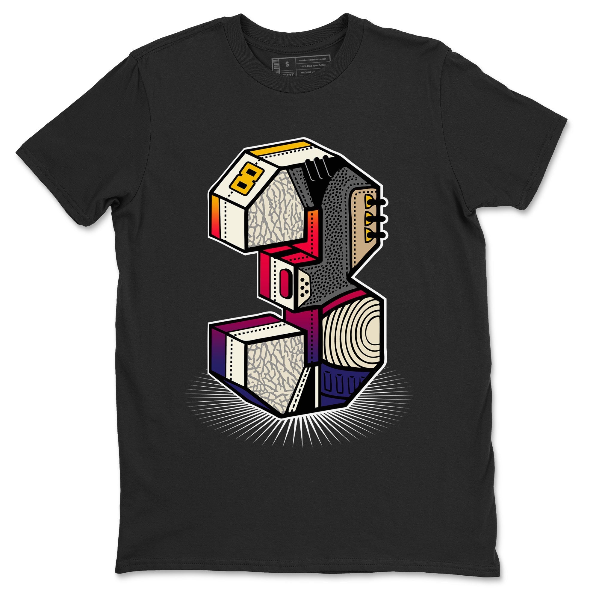 Number Statue snkmatch Tee - Air Jordan 3 J Balvin