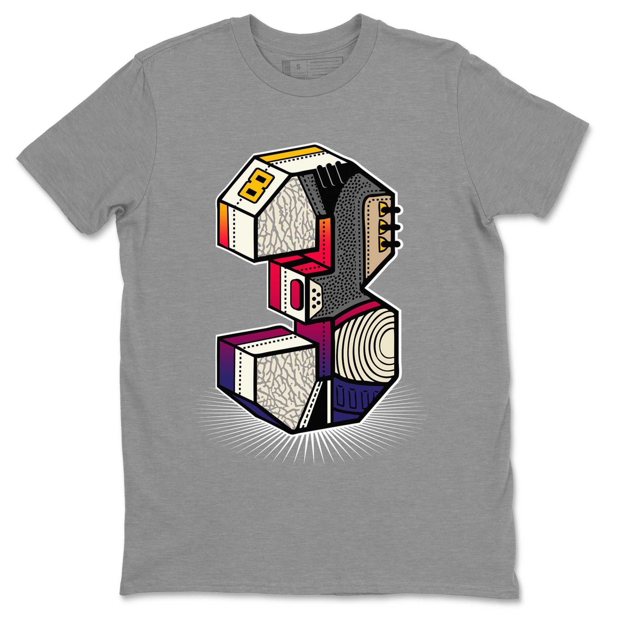 Number Statue snkmatch Tee - Air Jordan 3 J Balvin