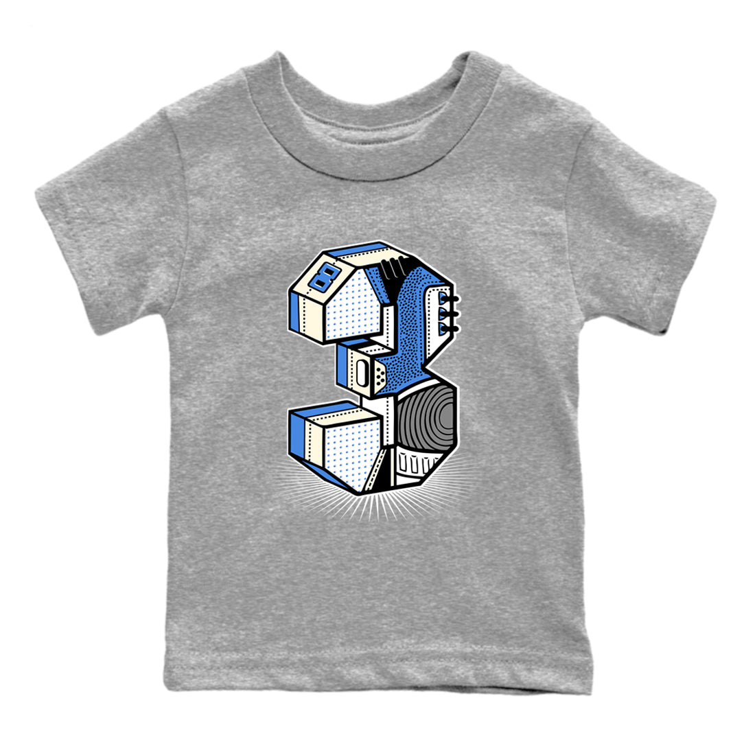 Number Statue snkmatch Tees Kids - Air Jordan 3 Lucky Shorts