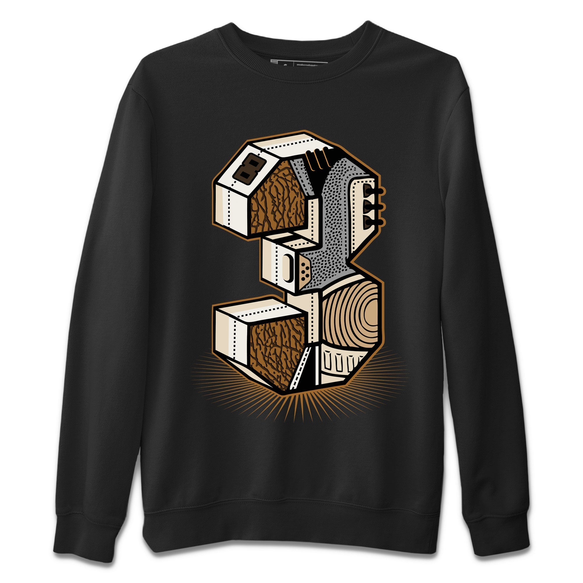 Number Statue snkmatch Tee - Air Jordan 3 Palomino