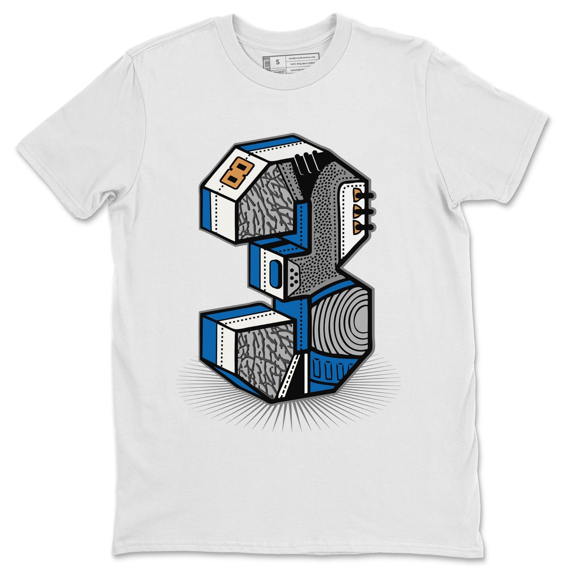 Number Statue Unisex Tops - Air Jordan 3 Wizards
