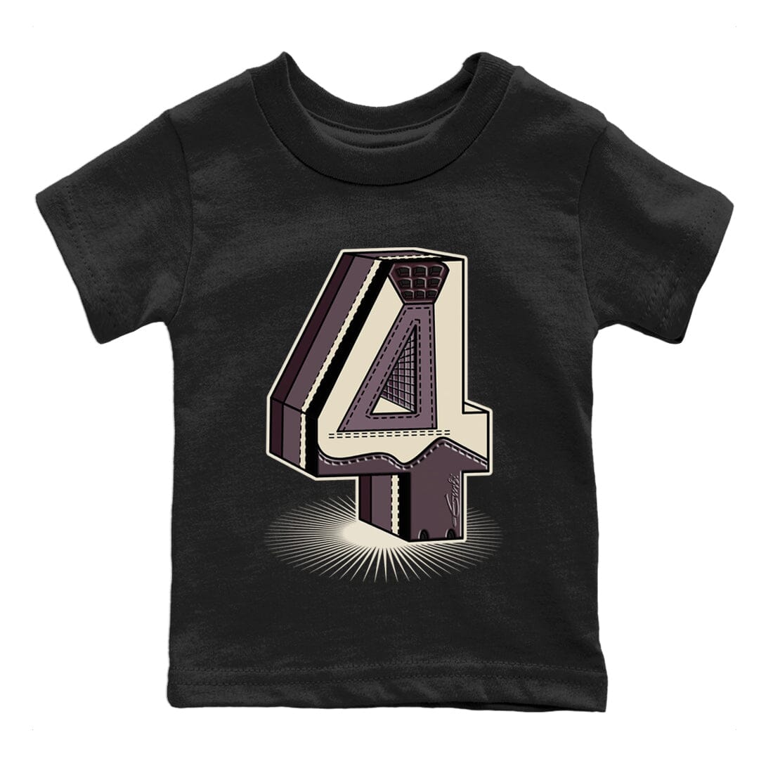 Number Statue Kids Tops - Air Jordan 4 A Ma Maniere