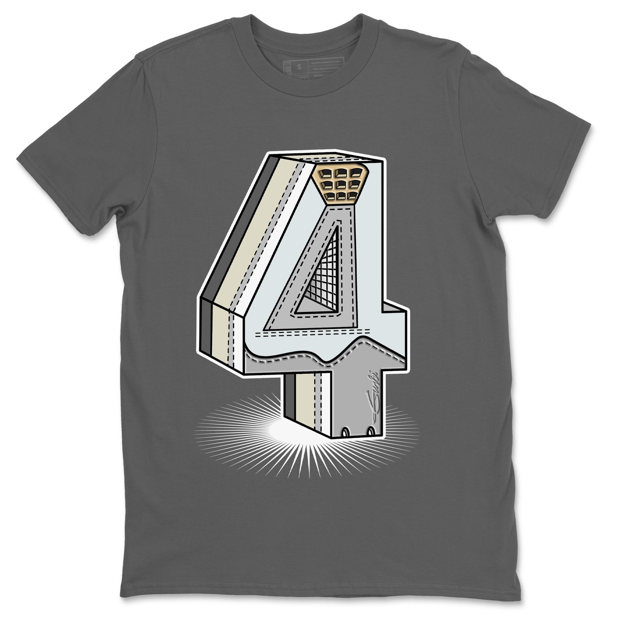 Number Statue Unisex Tops - Air Jordan 4 Craft