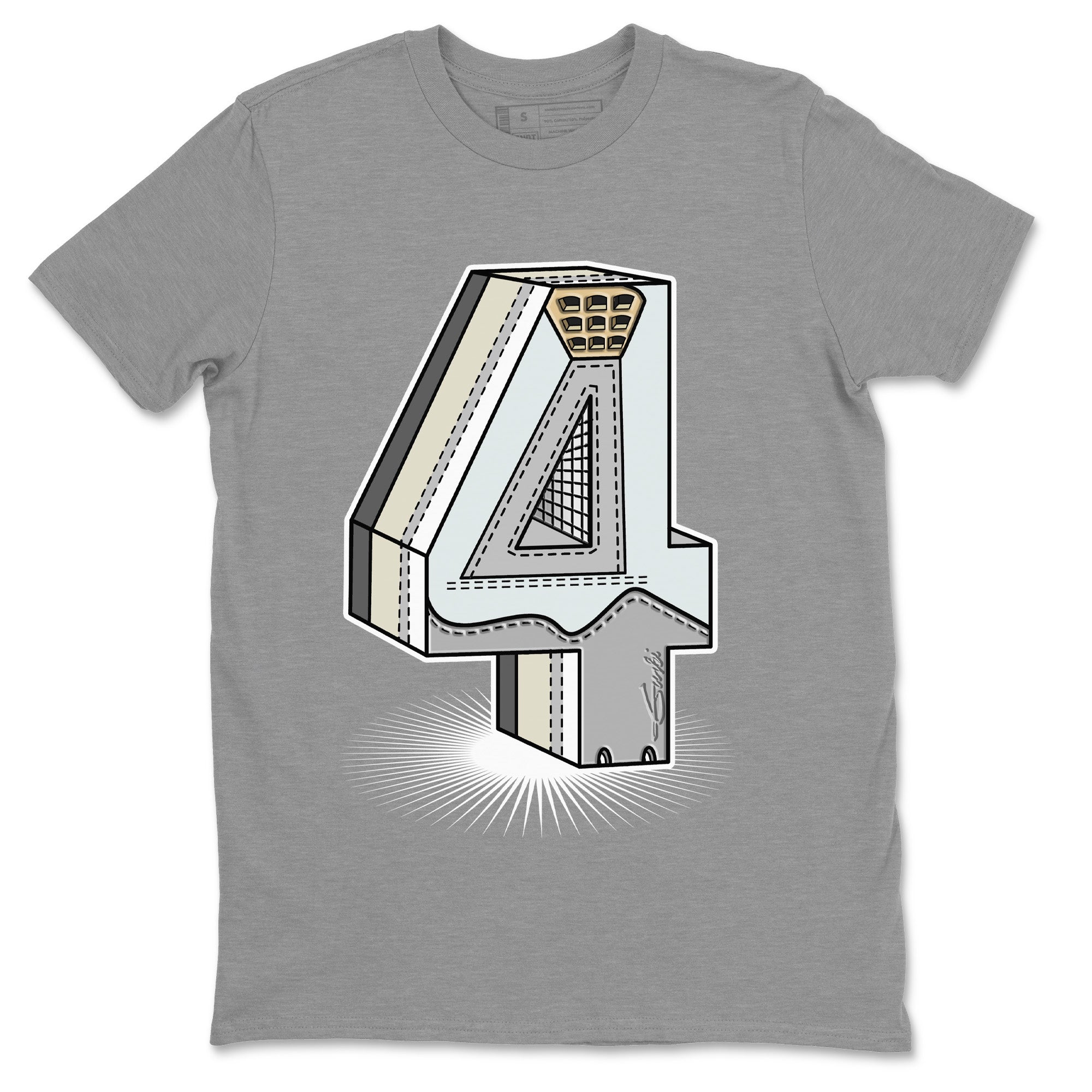 Number Statue Unisex Tops - Air Jordan 4 Craft