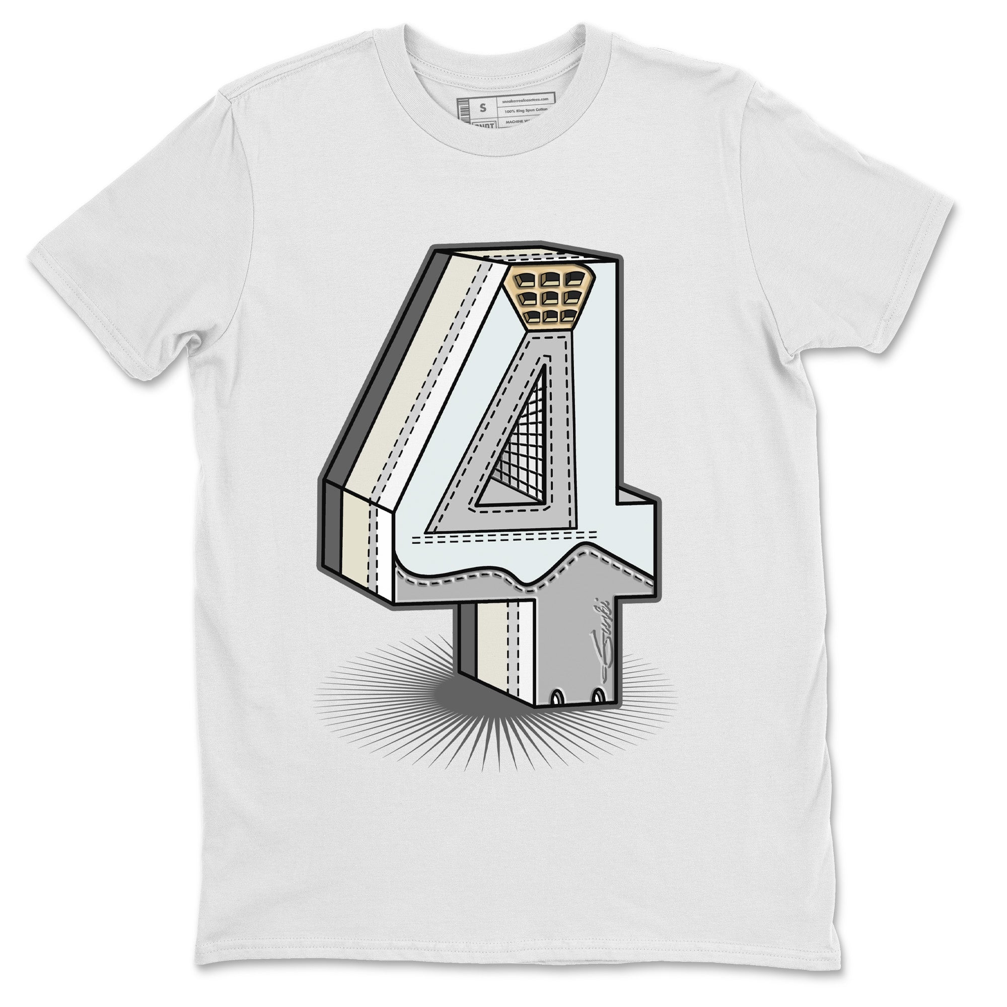 Number Statue Unisex Tops - Air Jordan 4 Craft