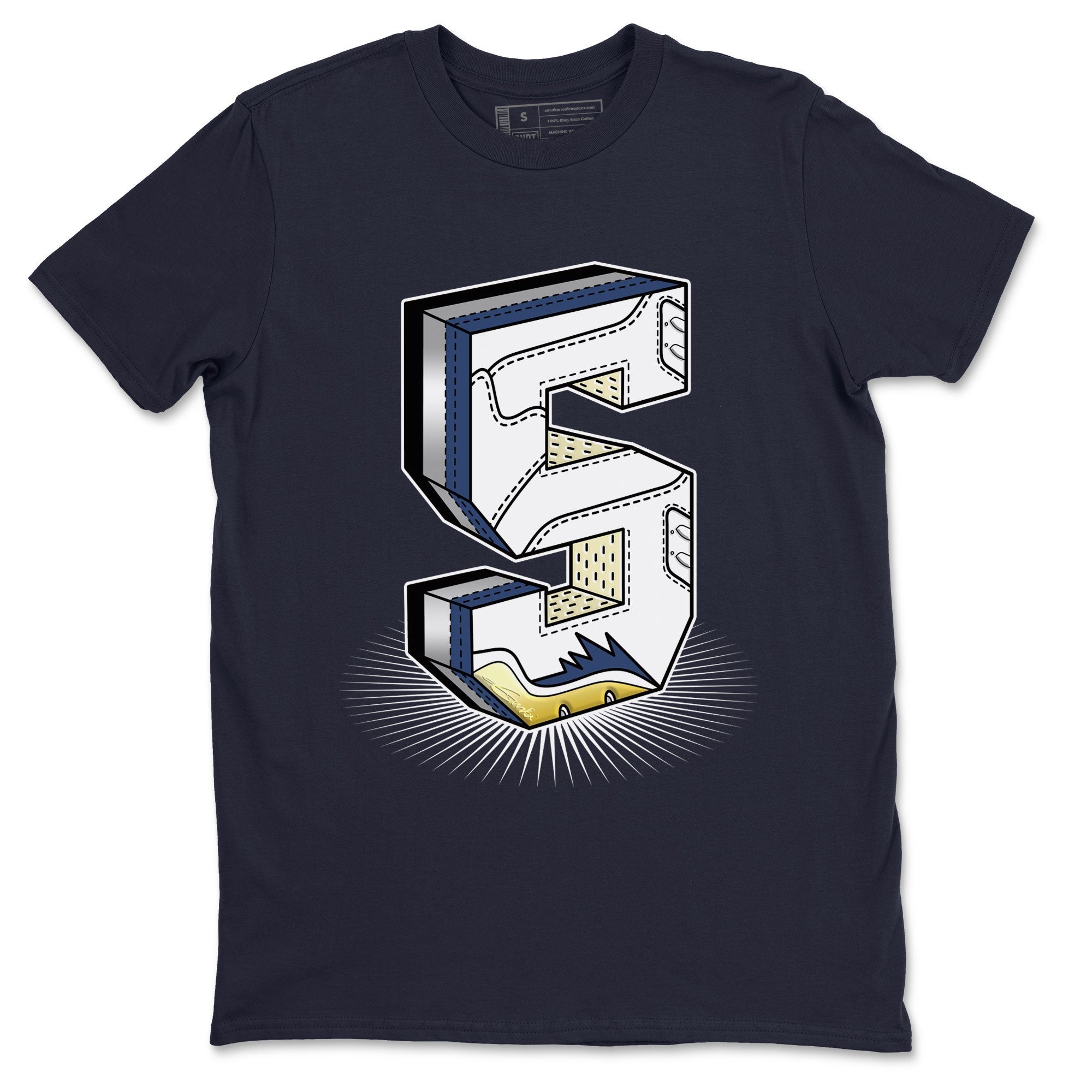 Number Statue snkmatch Tee - Air Jordan 5 A Ma Maniere x Photon Dust