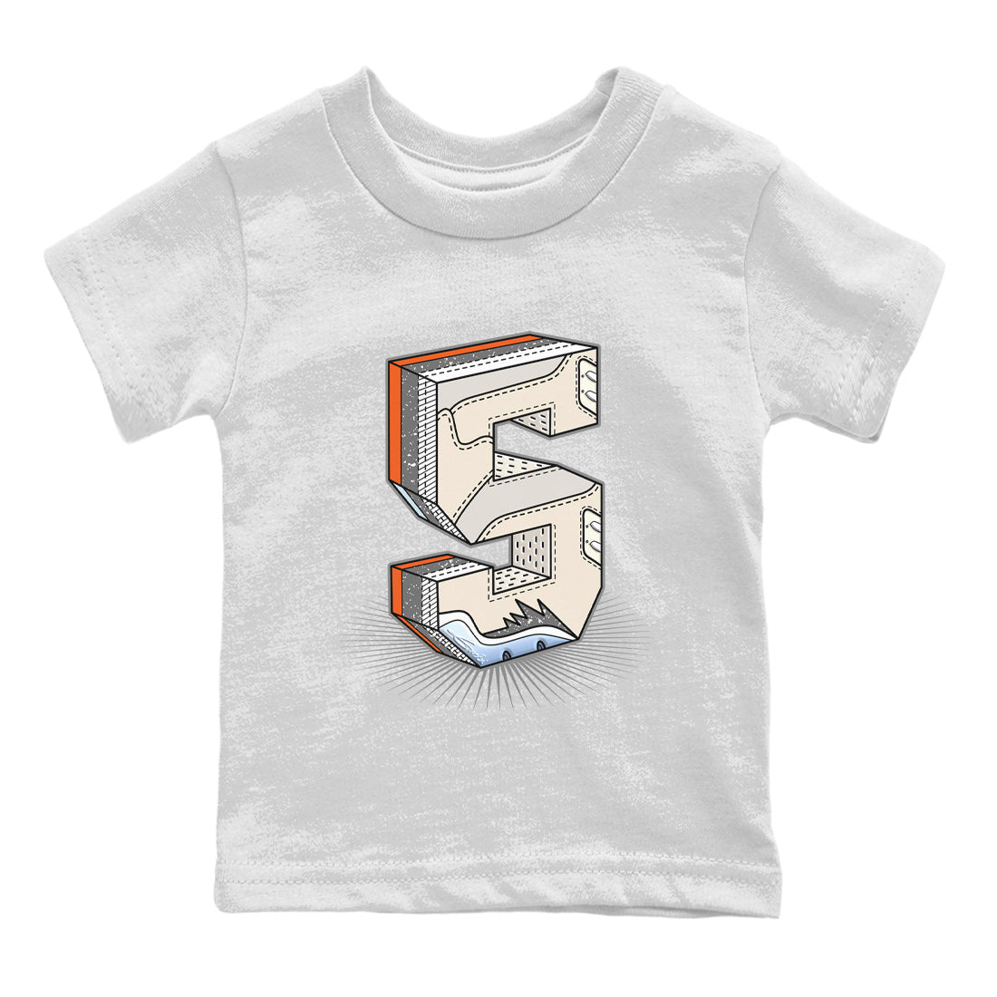 Number Statue Kids Tops - Air Jordan 5 Craft