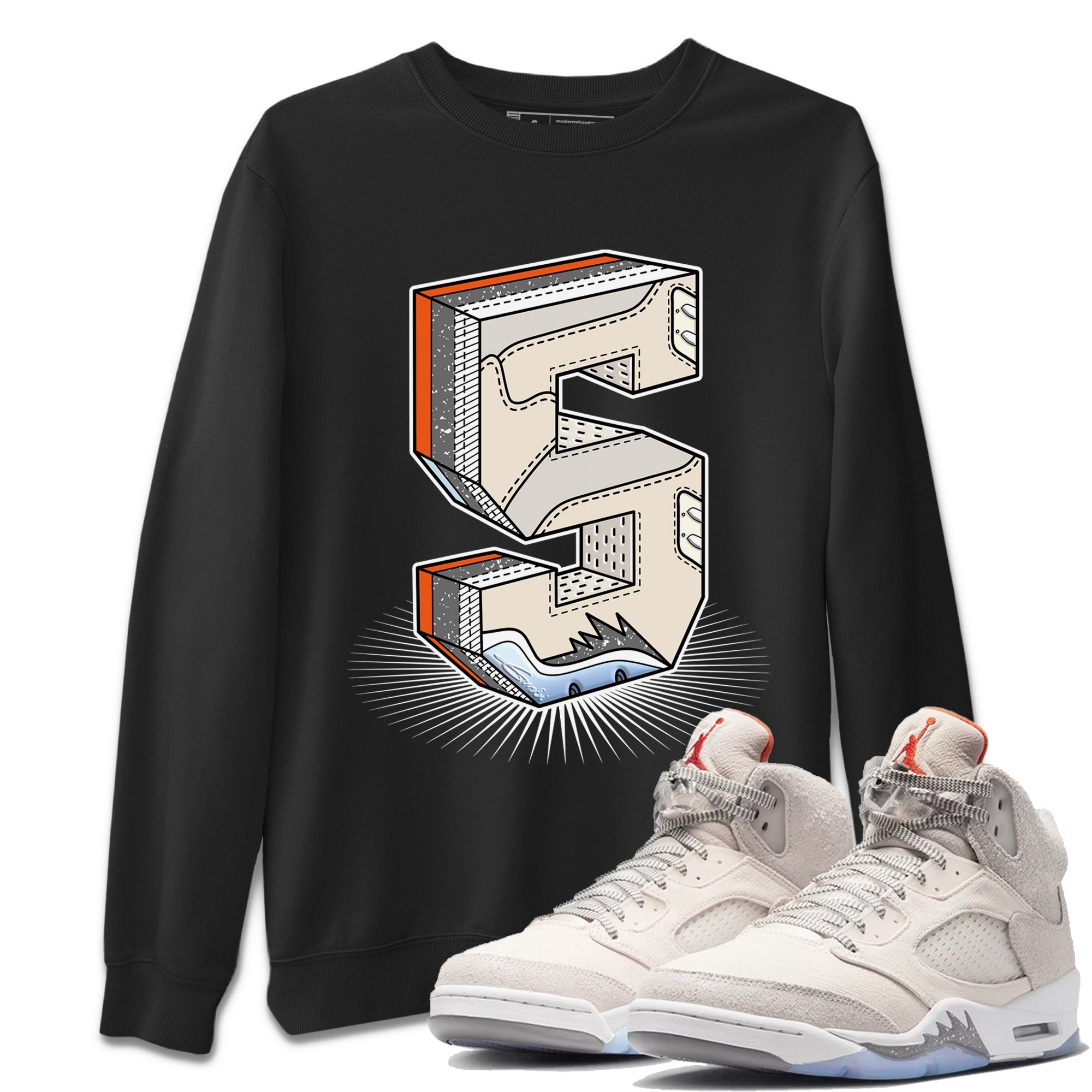 Number Statue Unisex Tops - Air Jordan 5 Craft