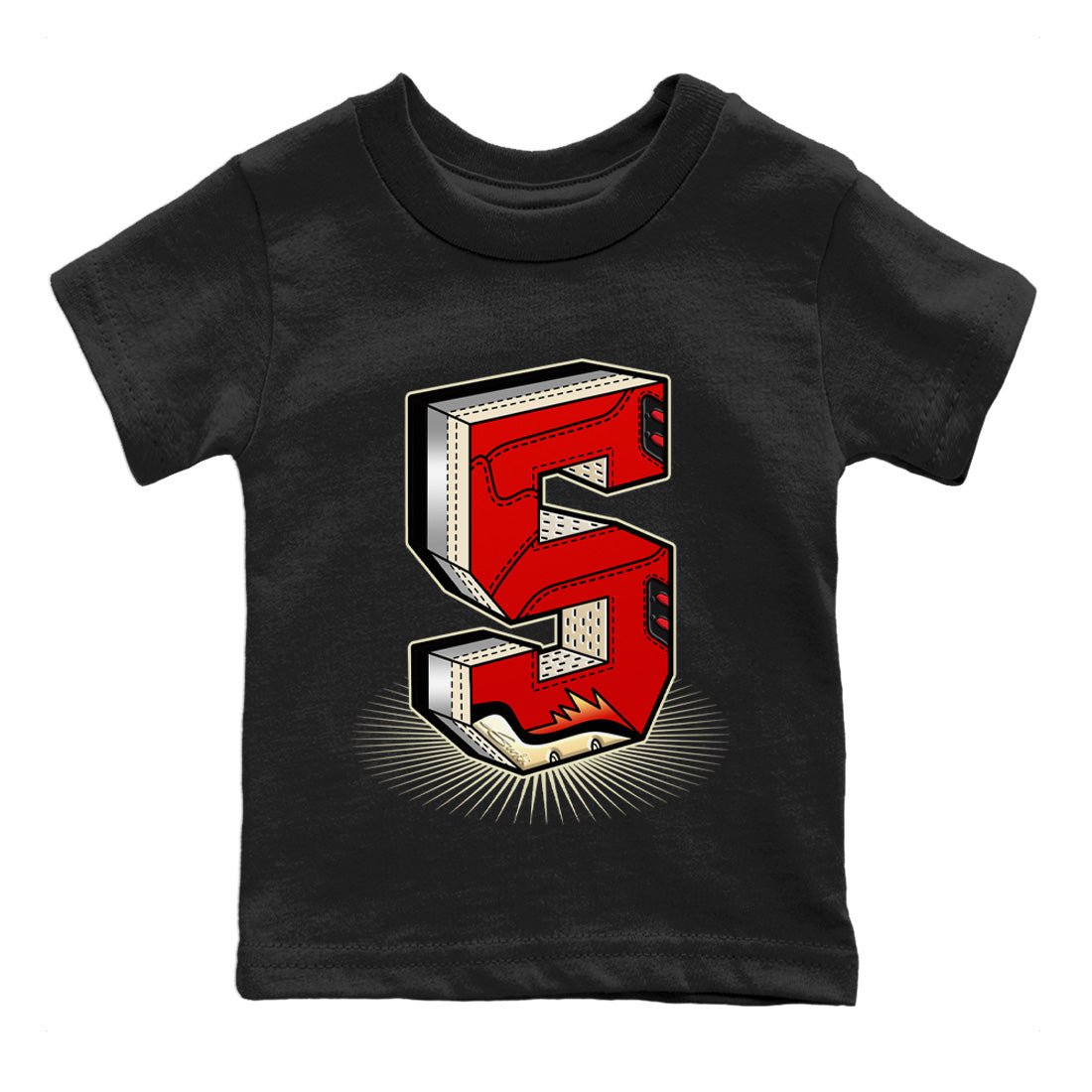 Number Statue Kids Tops - Air Jordan 5 Mars For Her