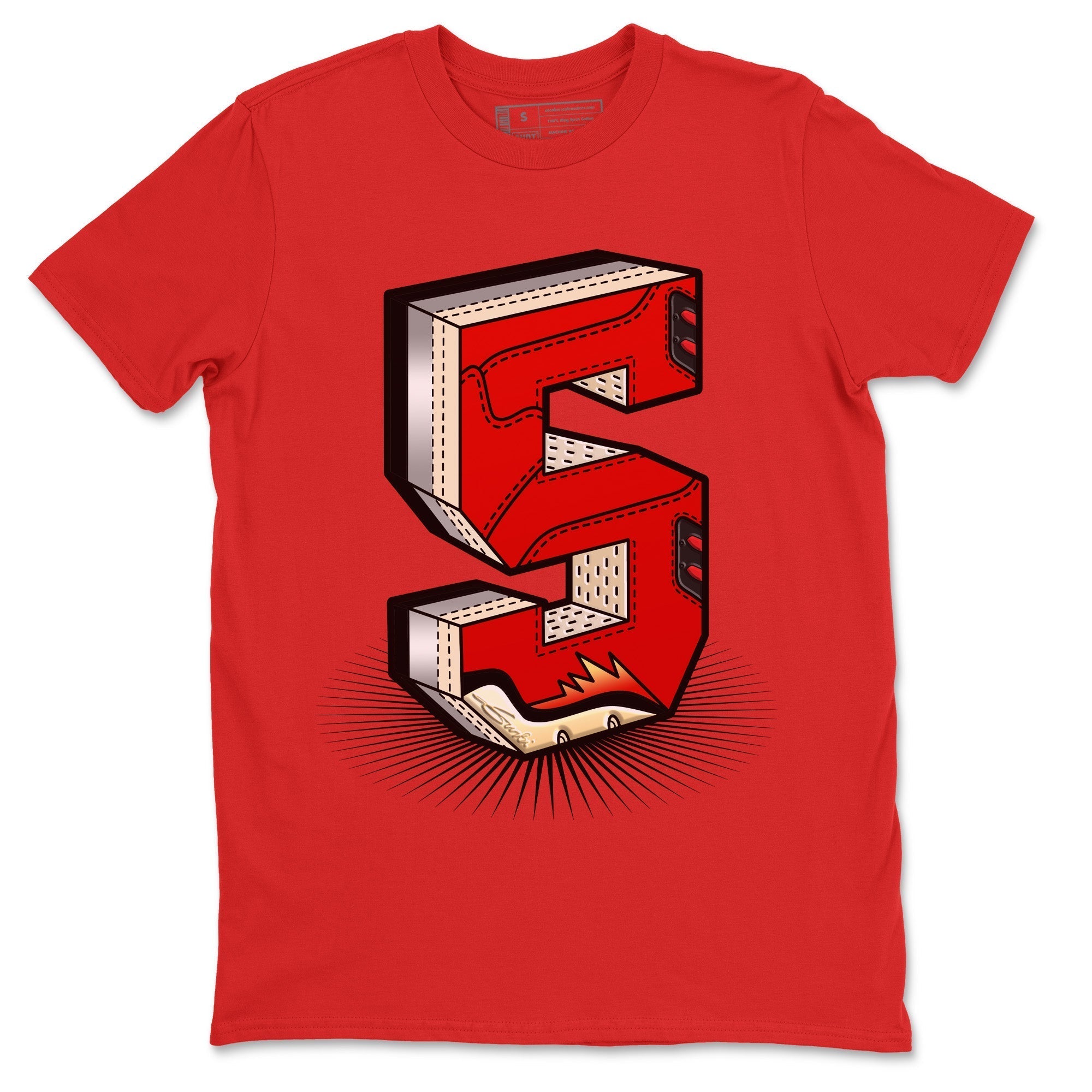 Number Statue Unisex Tops - Air Jordan 5 Mars For Her
