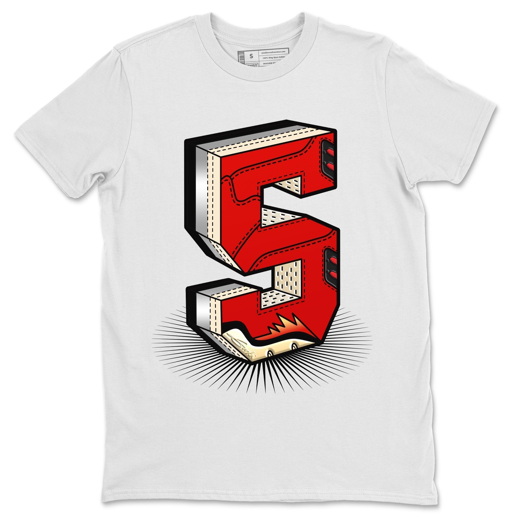 Number Statue Unisex Tops - Air Jordan 5 Mars For Her
