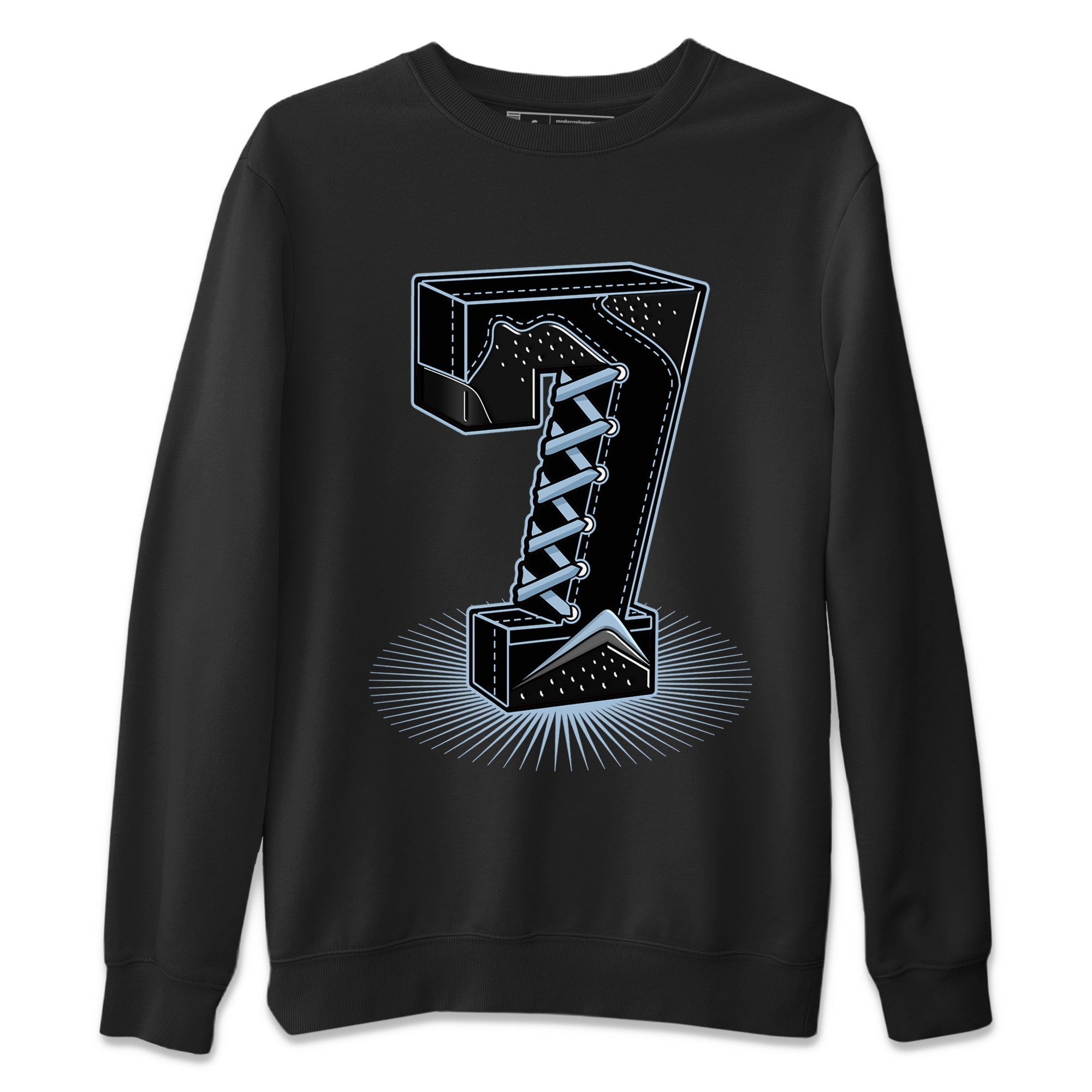 Number Statue Unisex Tops - Air Jordan 7 Chambray