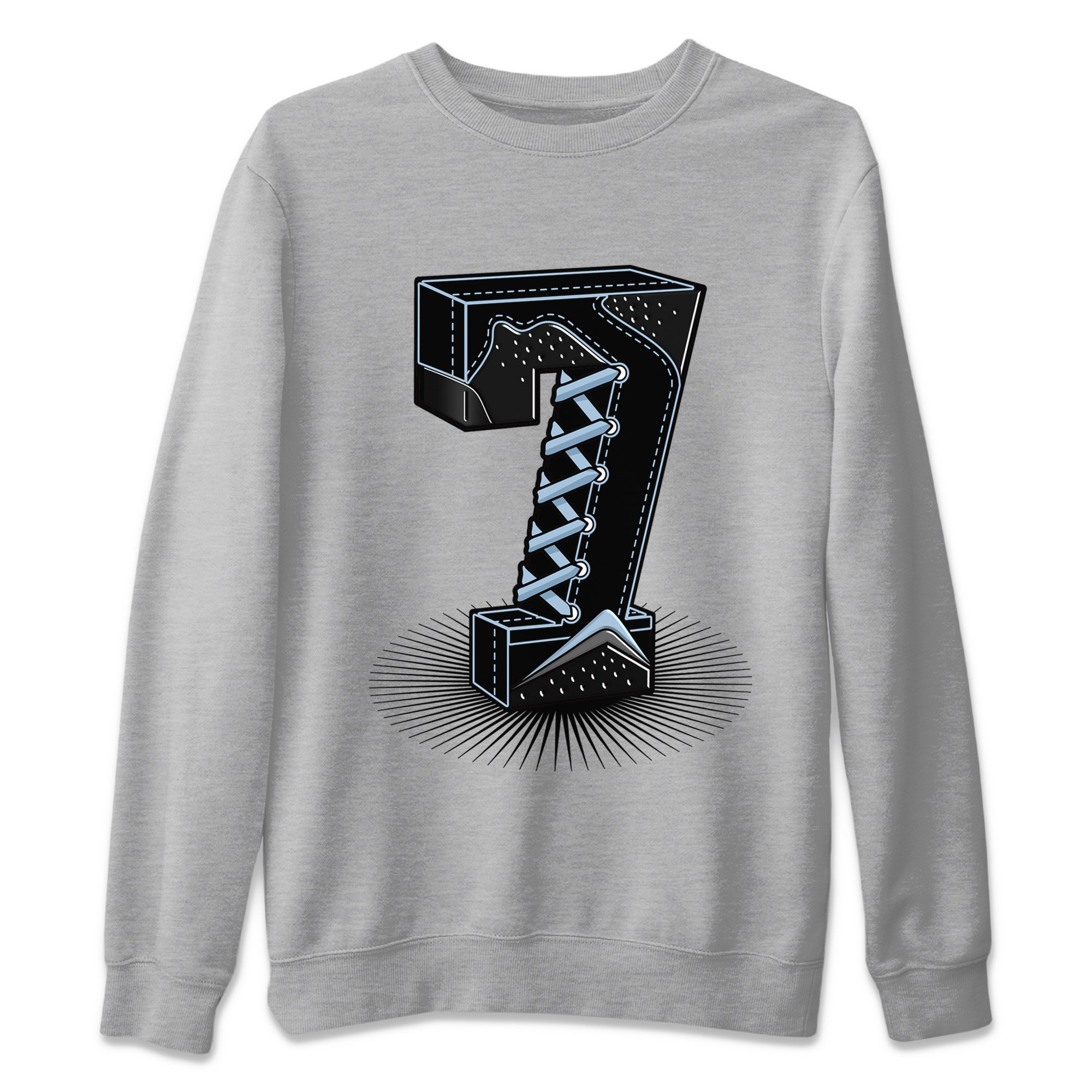 Number Statue Unisex Tops - Air Jordan 7 Chambray