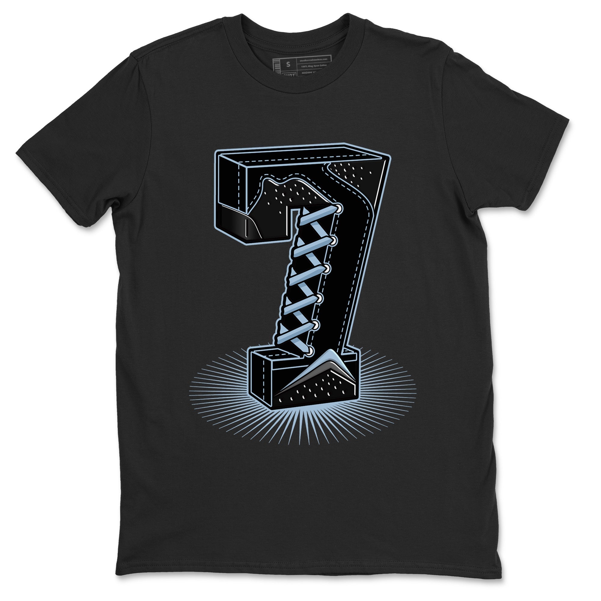 Number Statue Unisex Tops - Air Jordan 7 Chambray