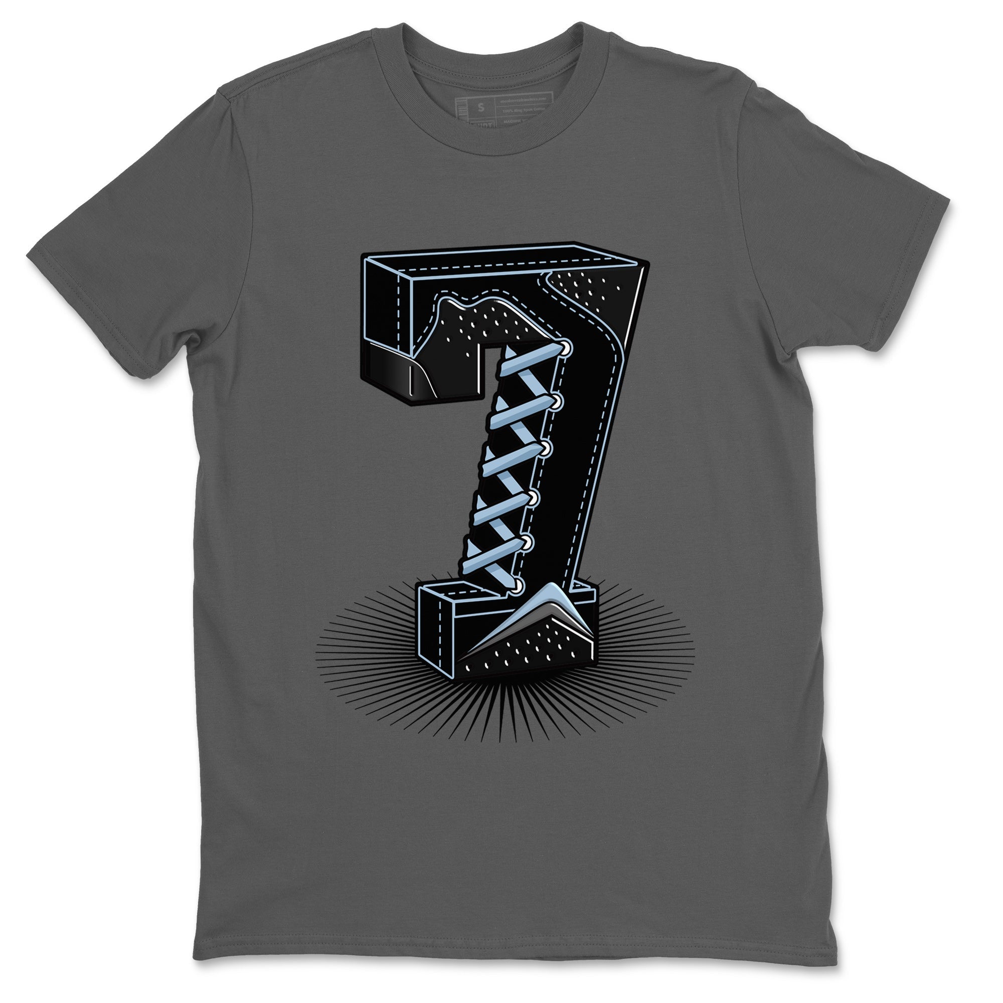 Number Statue Unisex Tops - Air Jordan 7 Chambray