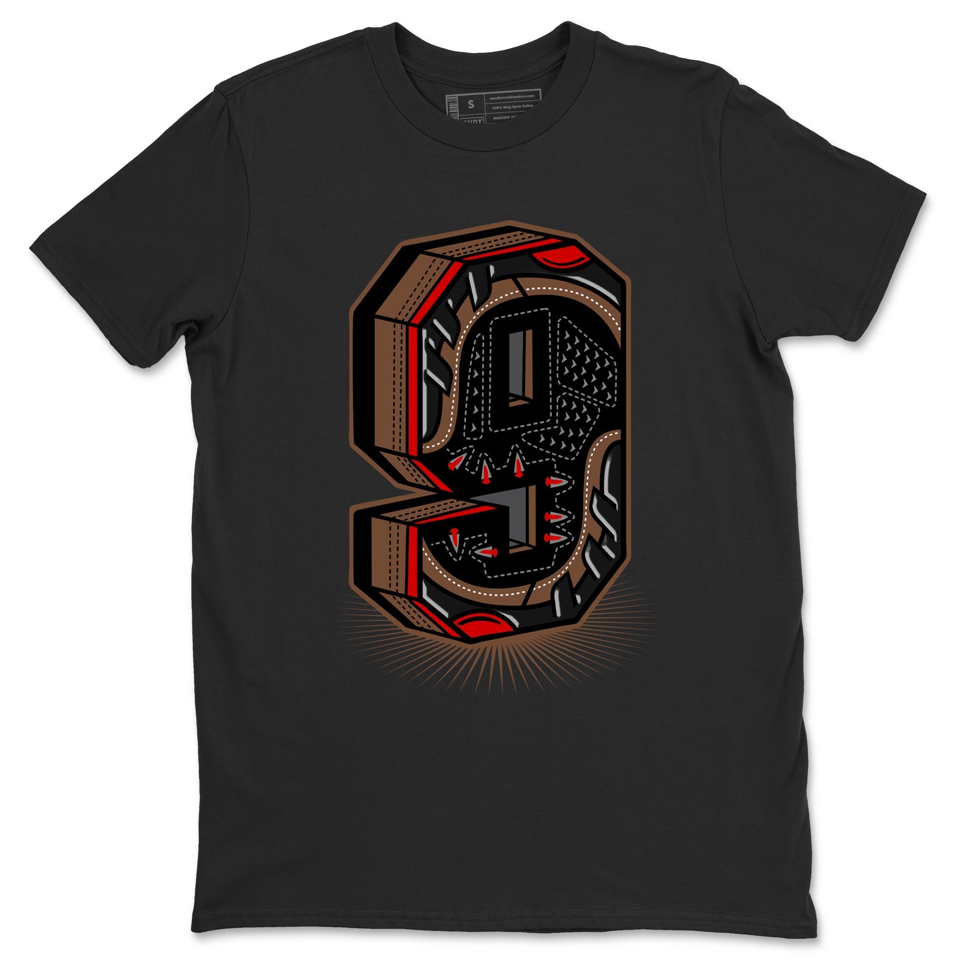 Number Statue snkmatch Tees - Air Jordan 9 Olive