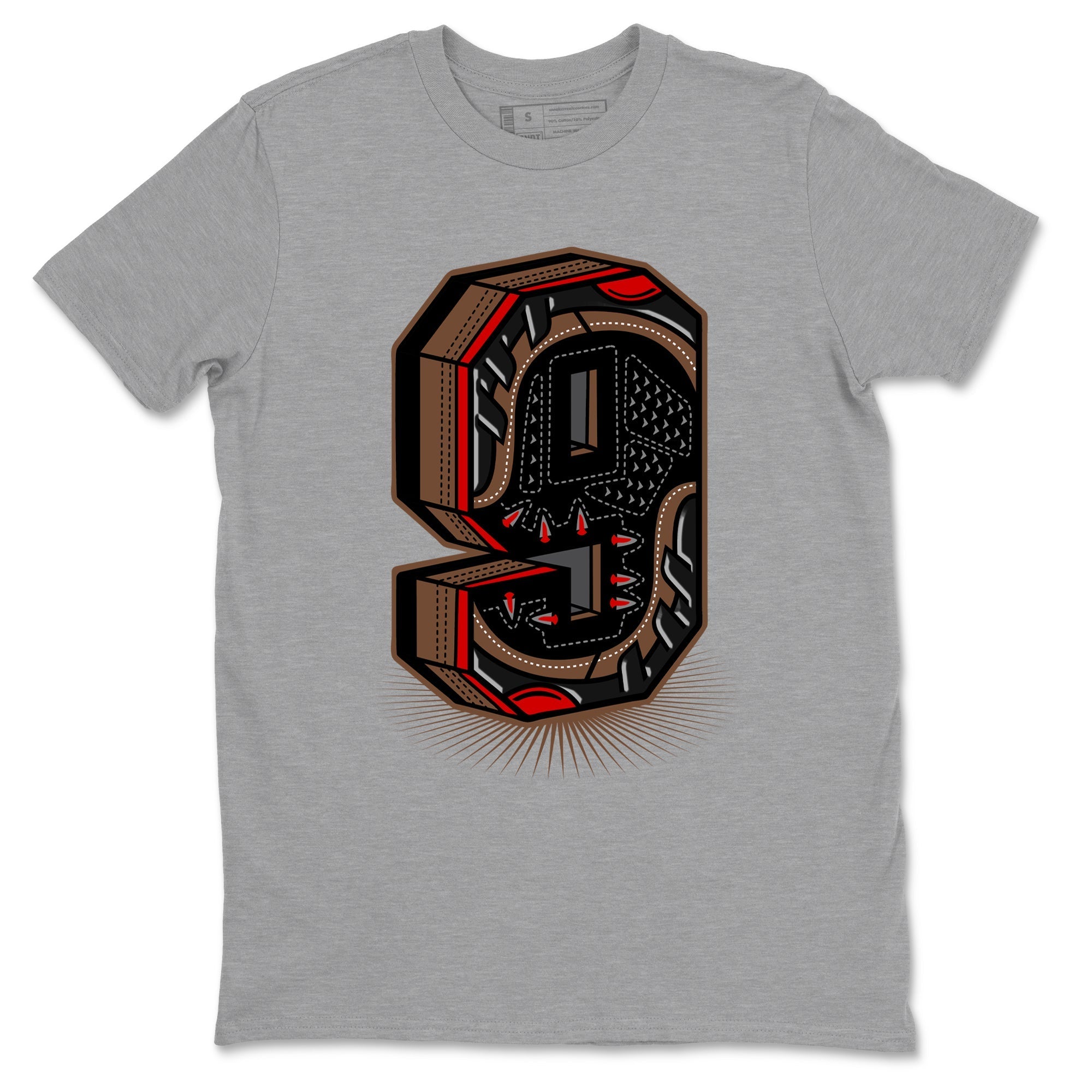 Number Statue snkmatch Tees - Air Jordan 9 Olive