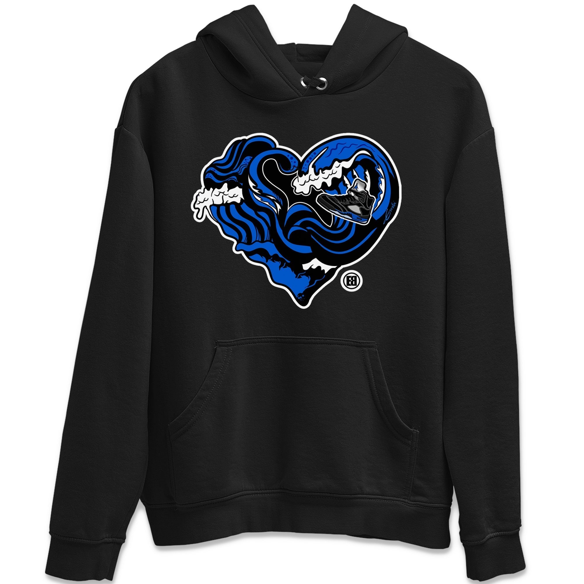 Ocean Love Unisex Tops - Air Jordan 5 Racer Blue