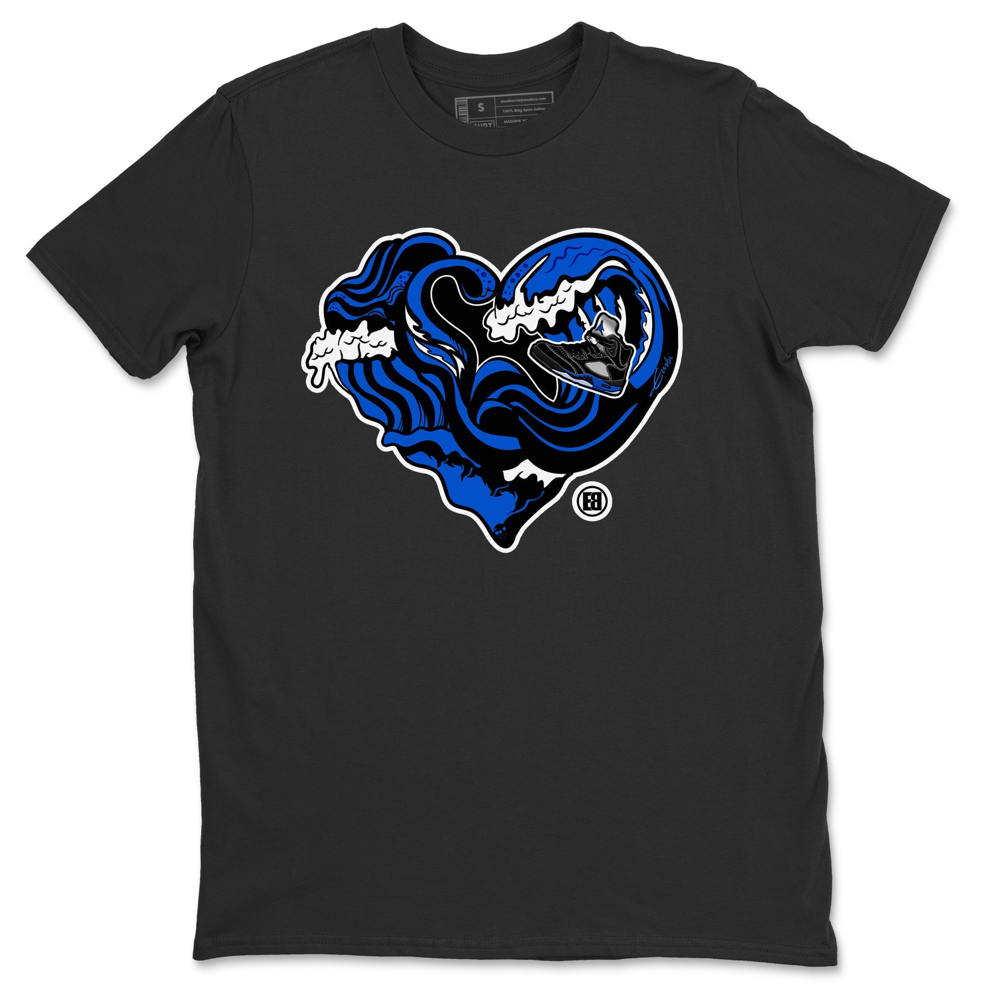 Ocean Love Unisex Tops - Air Jordan 5 Racer Blue