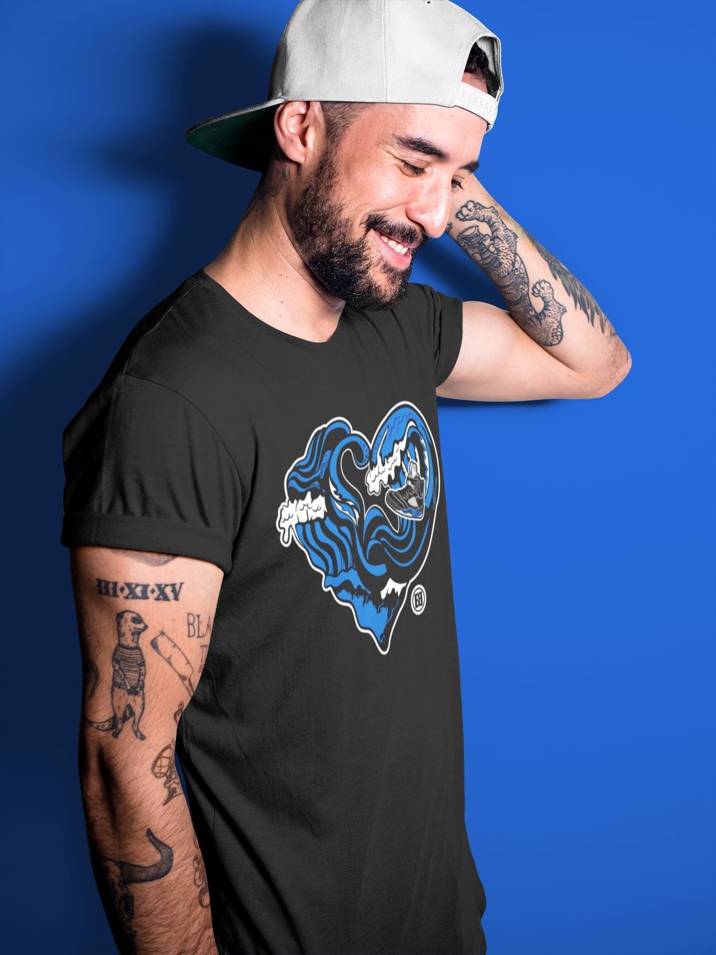 Ocean Love Unisex Tops - Air Jordan 5 Racer Blue