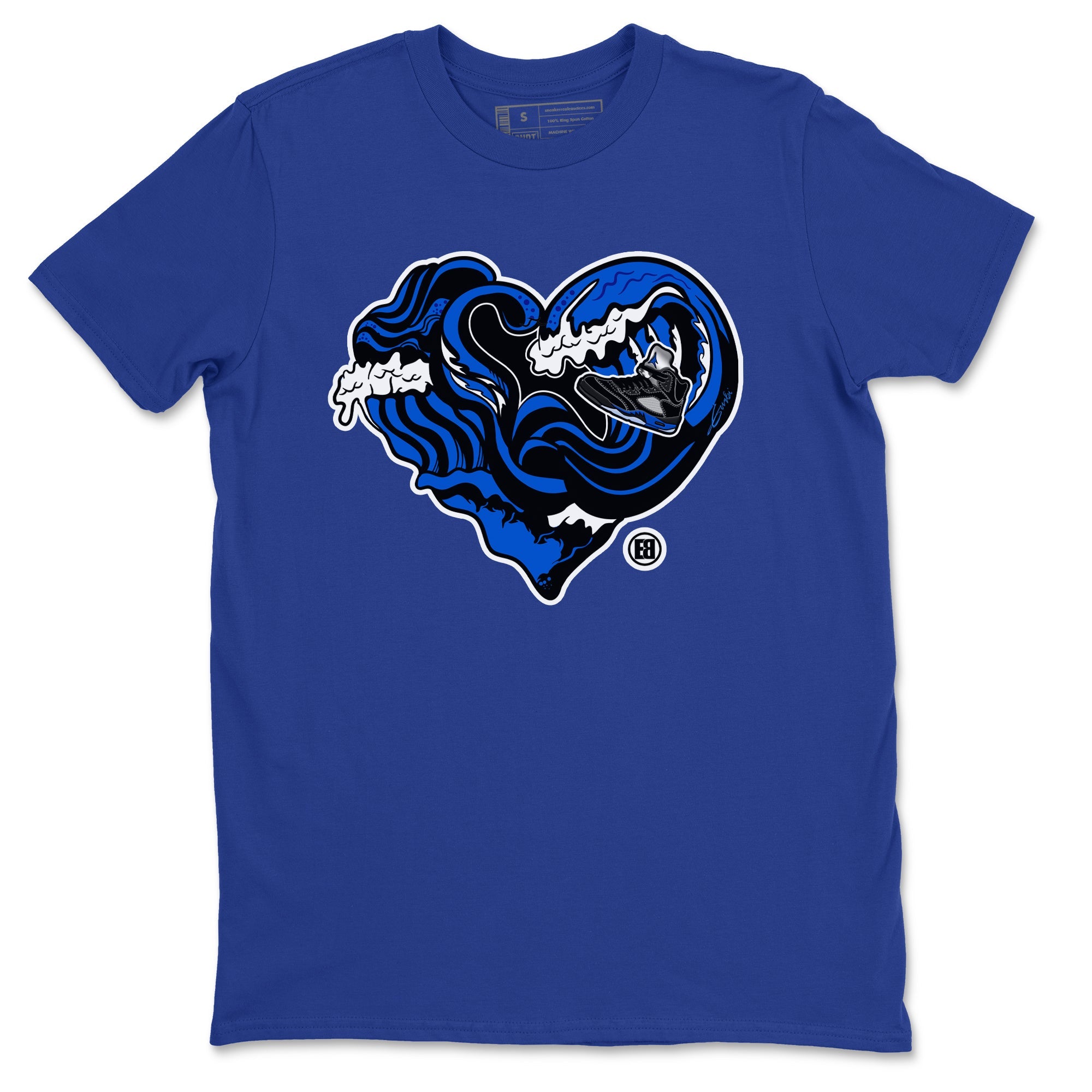 Ocean Love Unisex Tops - Air Jordan 5 Racer Blue